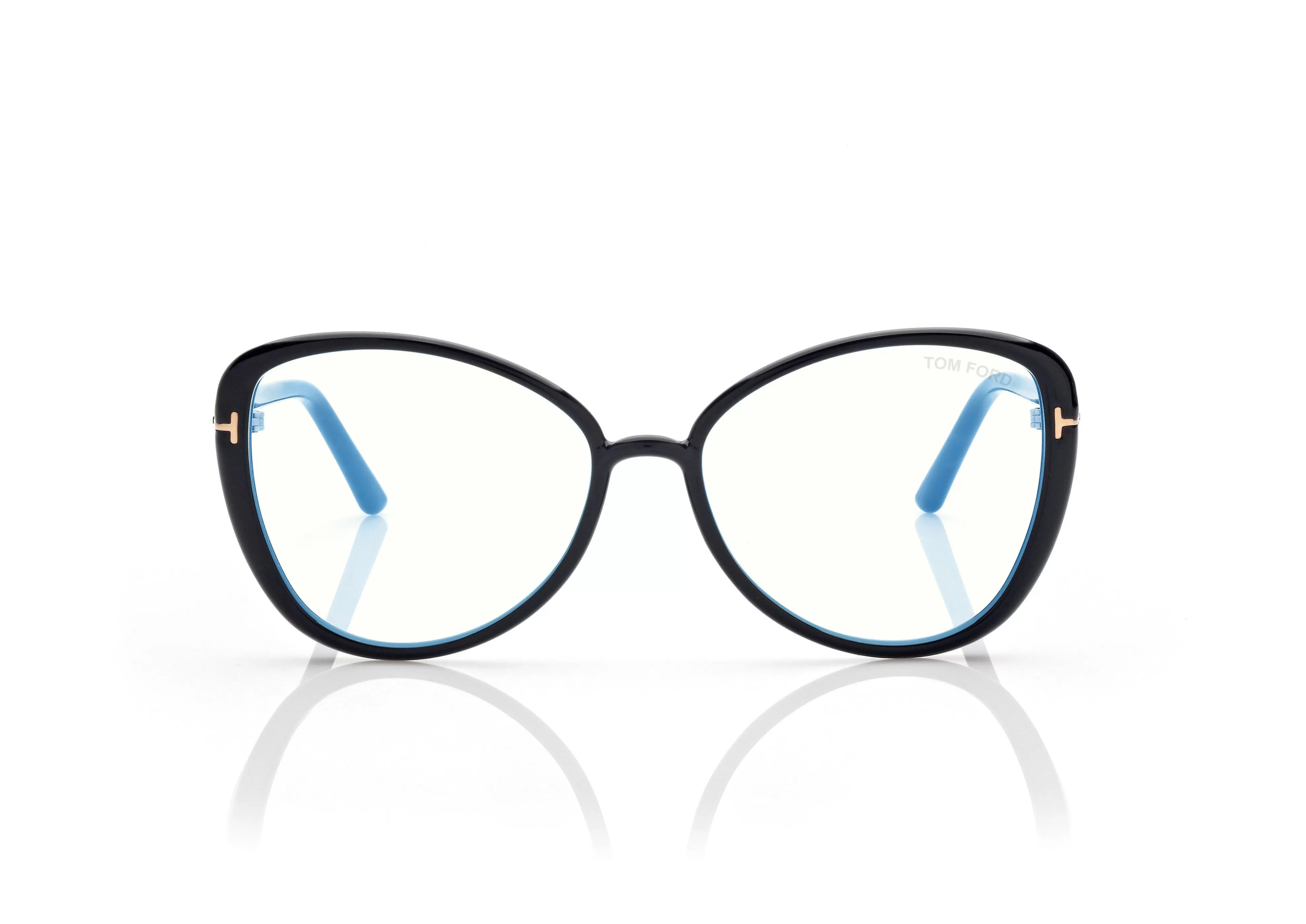 TOM FORD BLUE BLOCK BUTTERFLY OPTICALS BLACK^EYEWEAR BLUE BLOCK COLLECTION