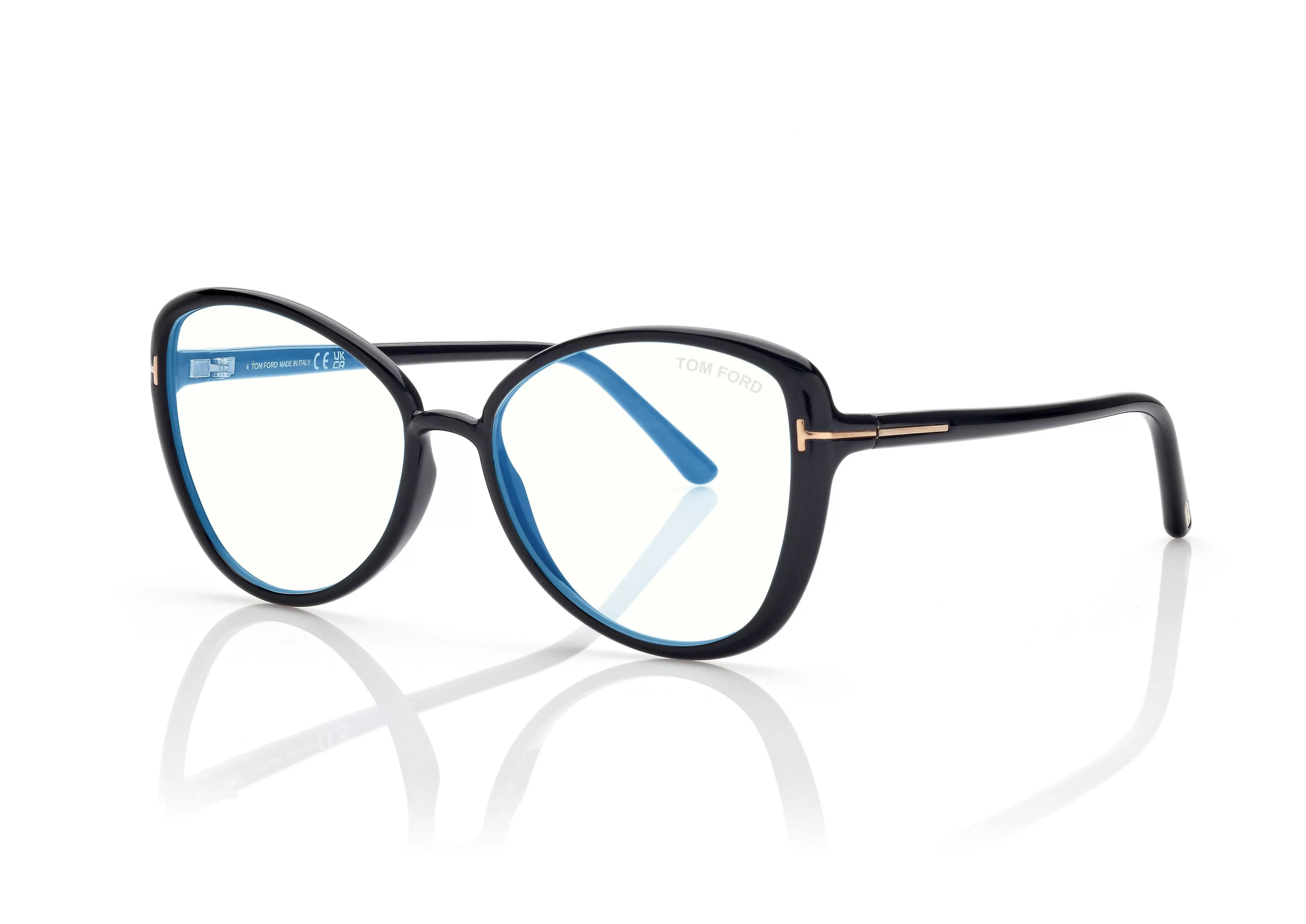 TOM FORD BLUE BLOCK BUTTERFLY OPTICALS BLACK^EYEWEAR BLUE BLOCK COLLECTION