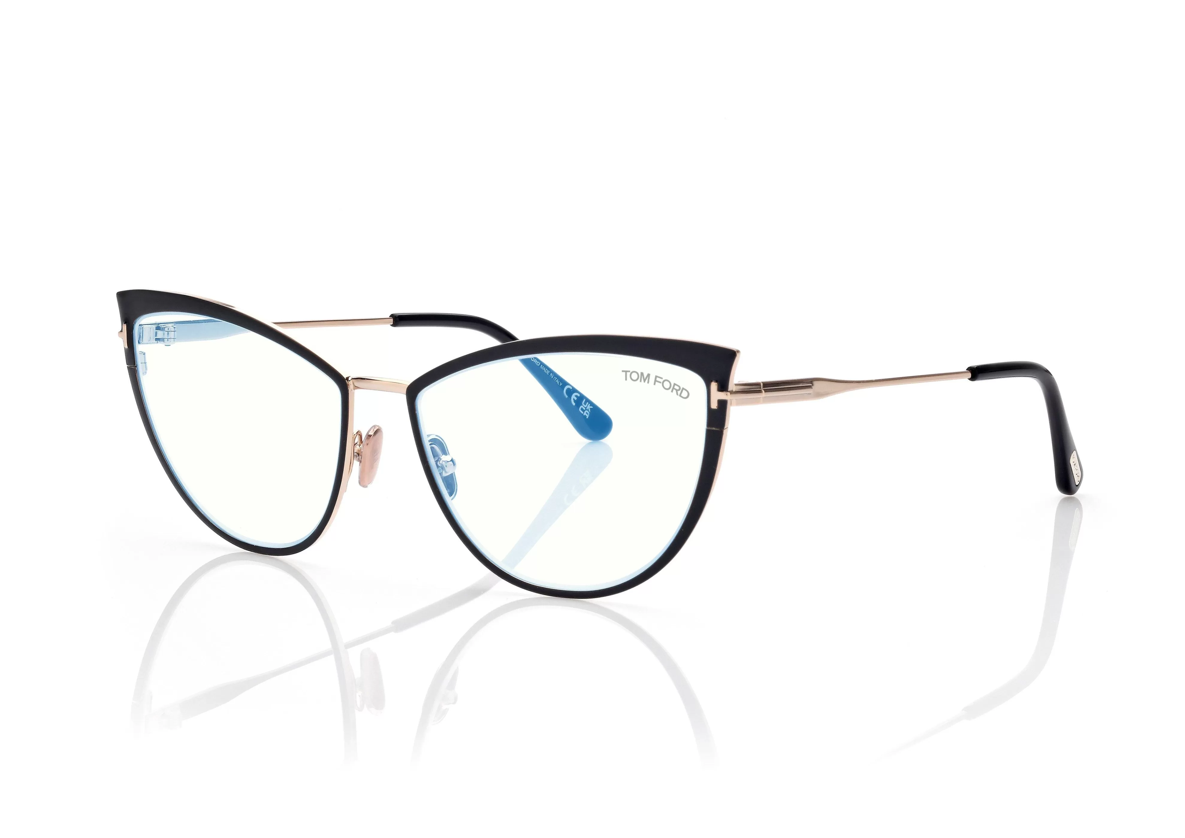 TOM FORD BLUE BLOCK CAT EYE OPTICALS ^EYEWEAR BLUE BLOCK COLLECTION