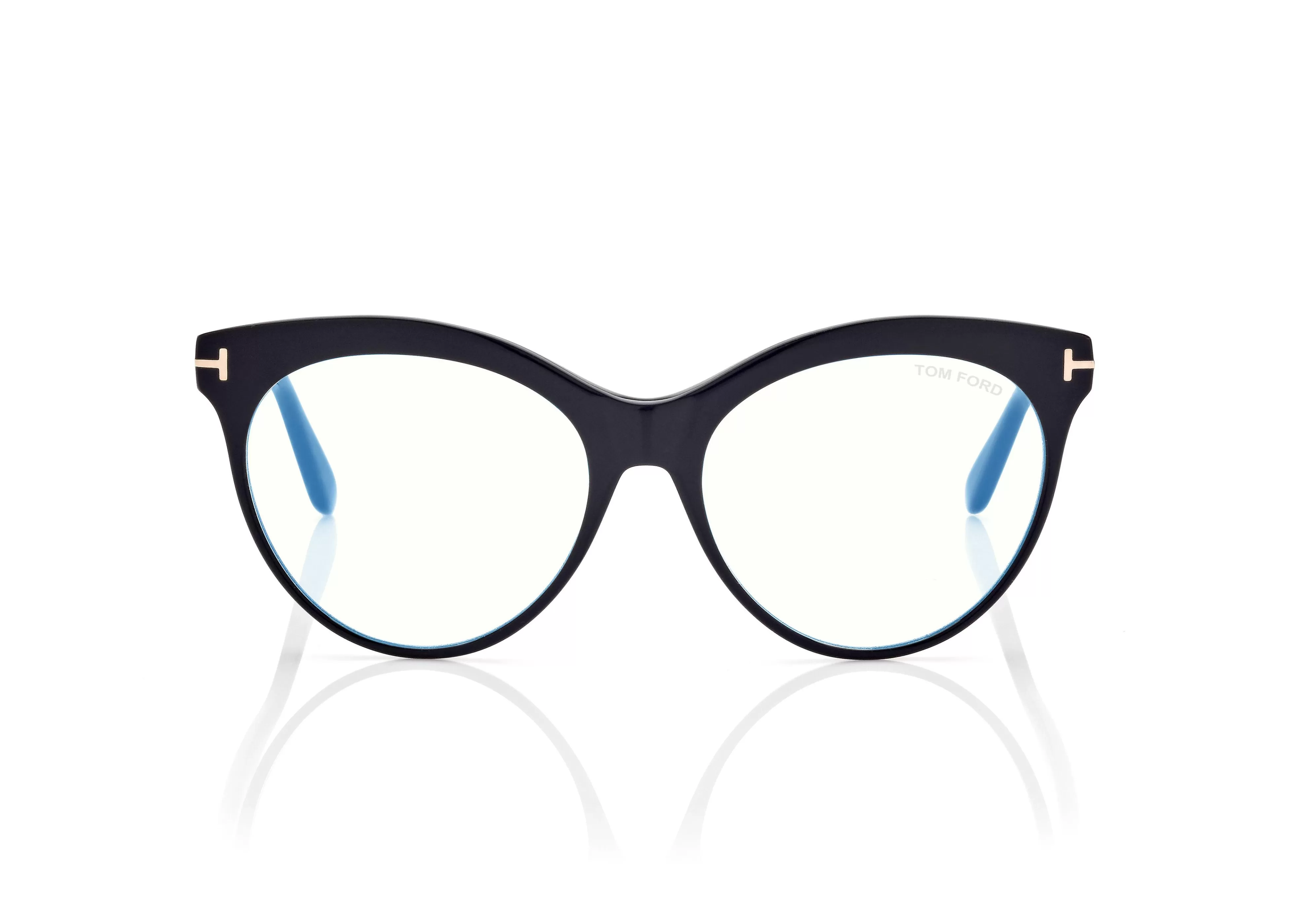 TOM FORD BLUE BLOCK CAT EYE OPTICALS BLACK^EYEWEAR BLUE BLOCK COLLECTION