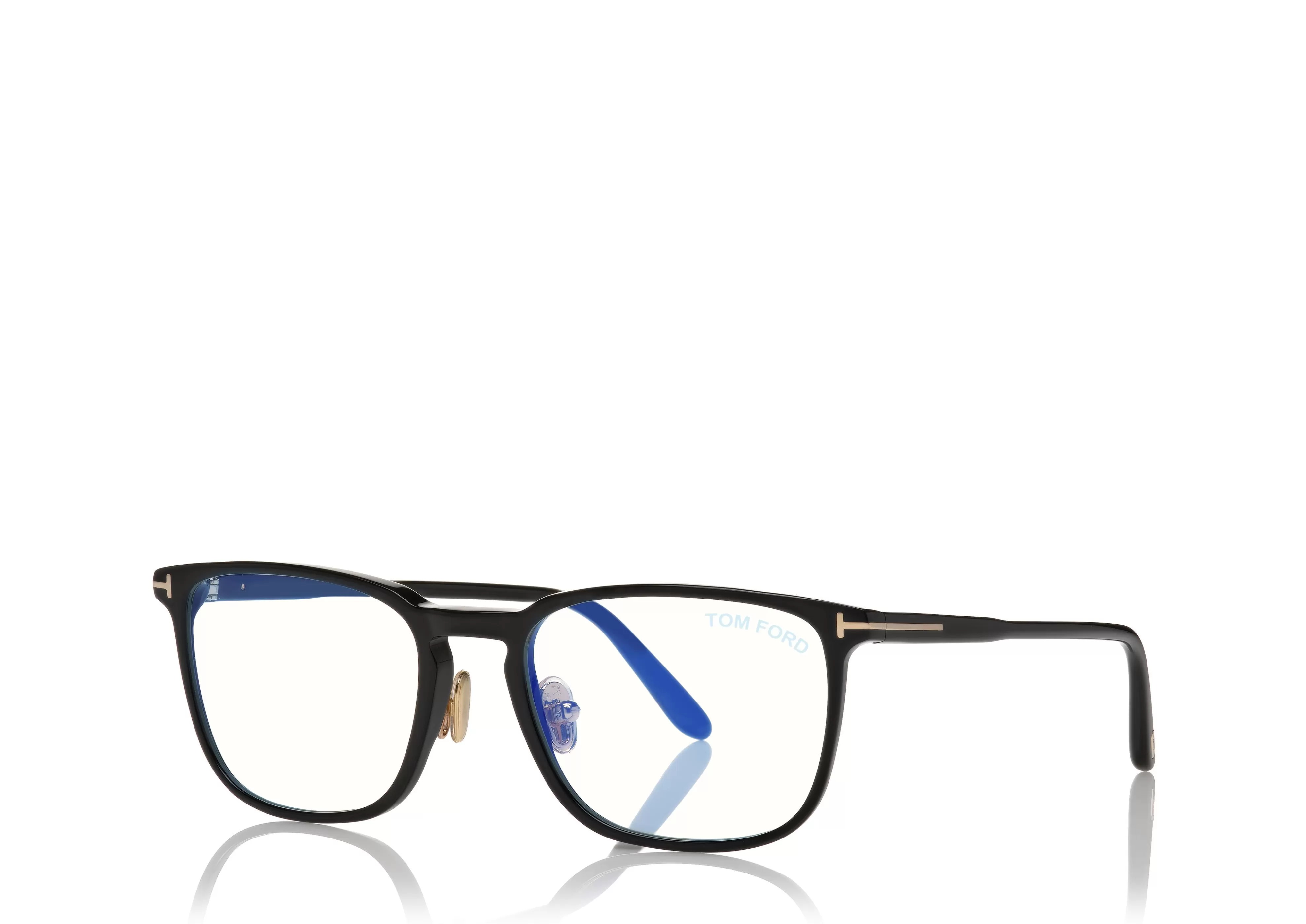 TOM FORD BLUE BLOCK CLASSIC RECTANGULAR OPTICALS ^EYEWEAR BLUE BLOCK COLLECTION