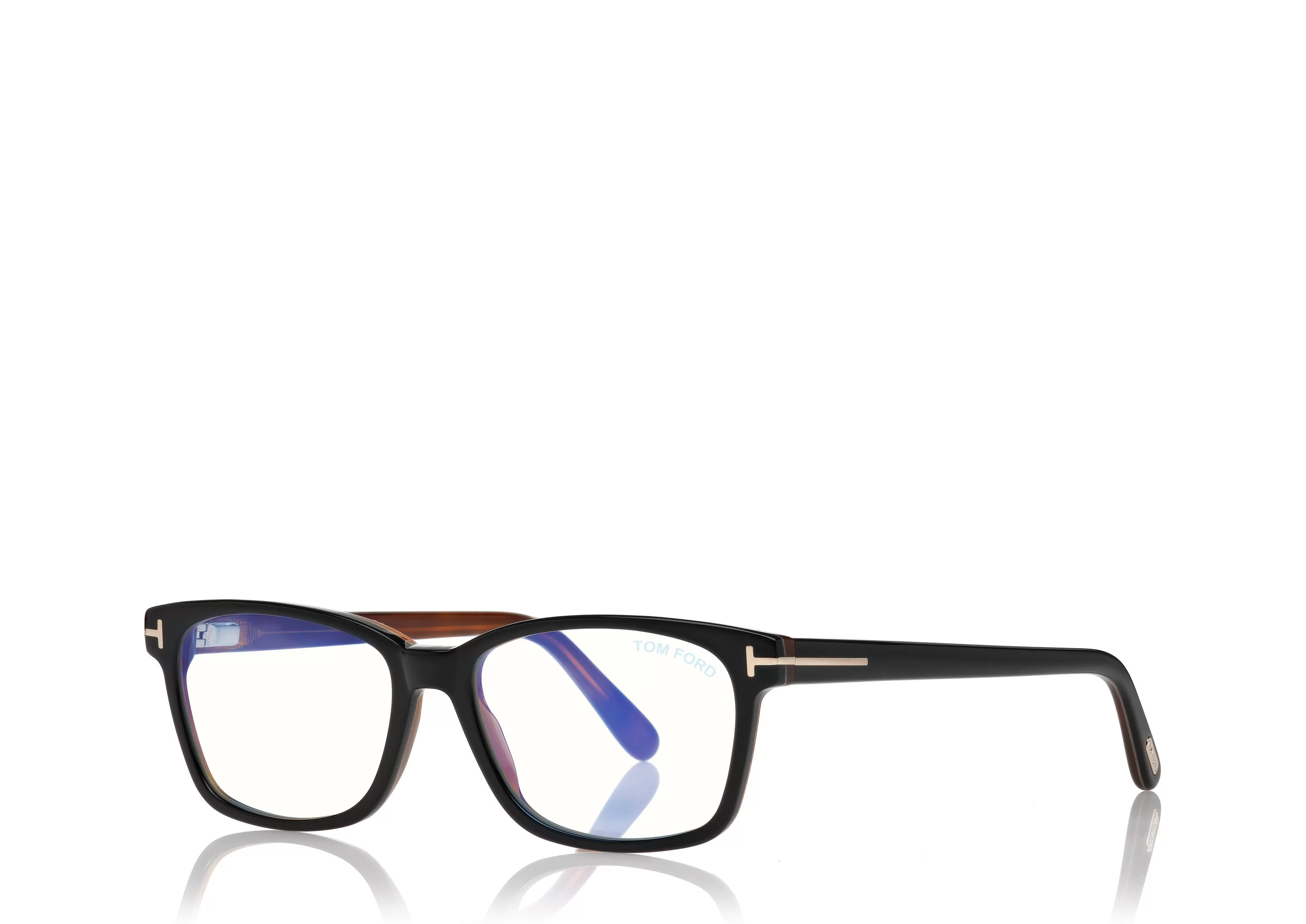 TOM FORD BLUE BLOCK CLASSICAL RECTANGULAR OPTICALS ^EYEWEAR BLUE BLOCK COLLECTION