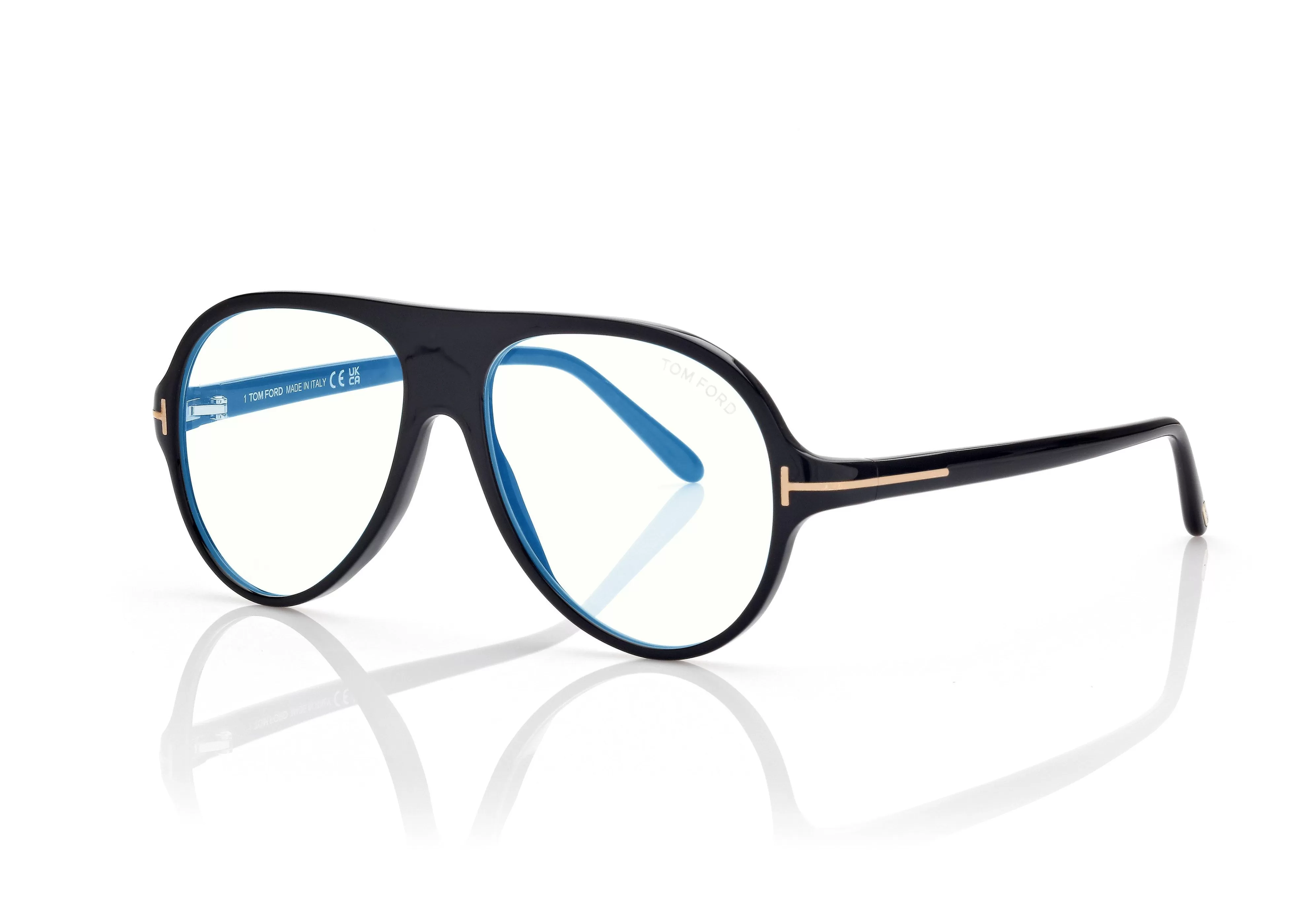 TOM FORD BLUE BLOCK PILOT OPTICALS BLACK^EYEWEAR BLUE BLOCK COLLECTION