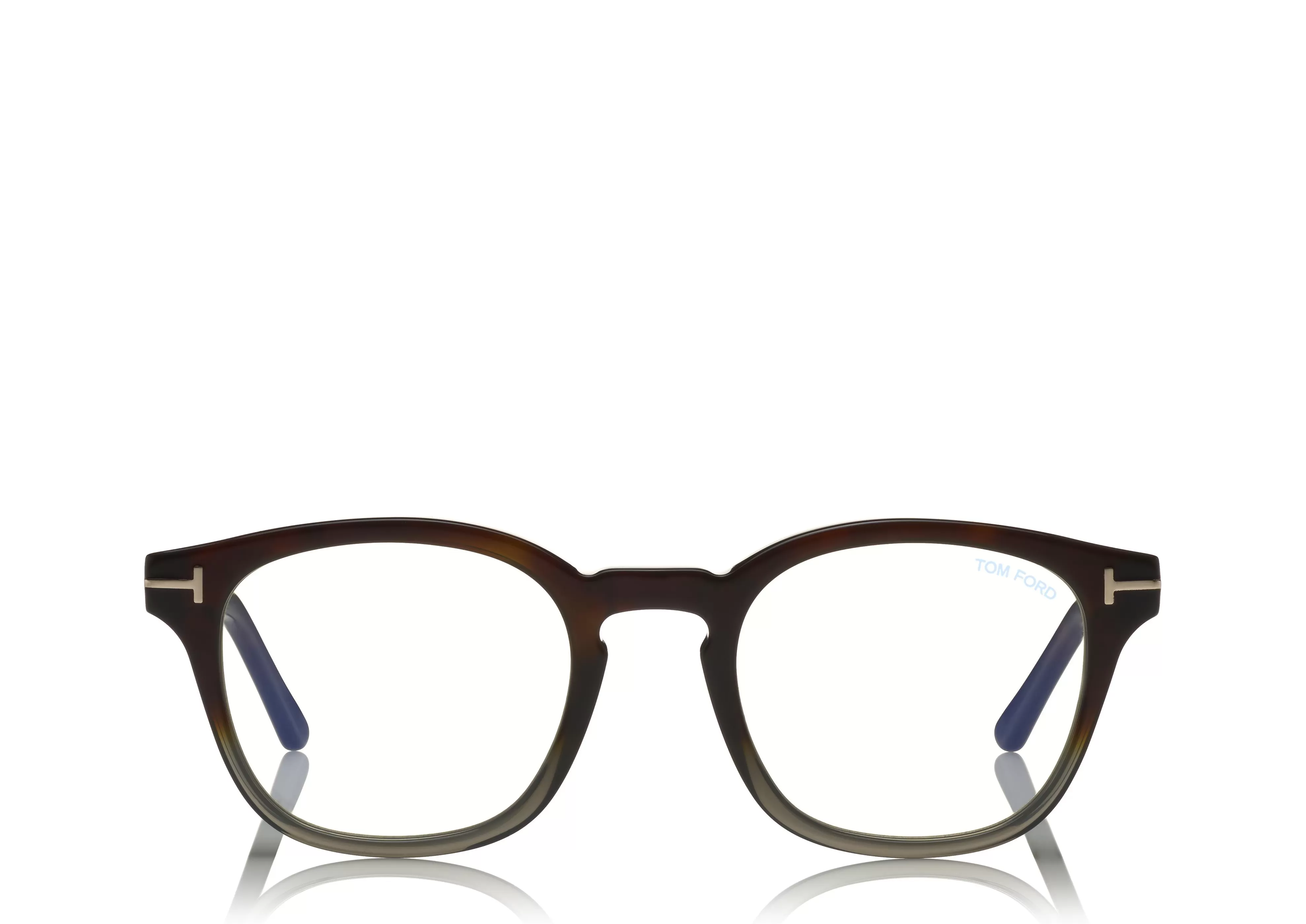 TOM FORD BLUE BLOCK SOFT ROUND OPTICALS GREY HAVANA^EYEWEAR | EYEWEAR BLUE BLOCK COLLECTION | BLUE BLOCK COLLECTION