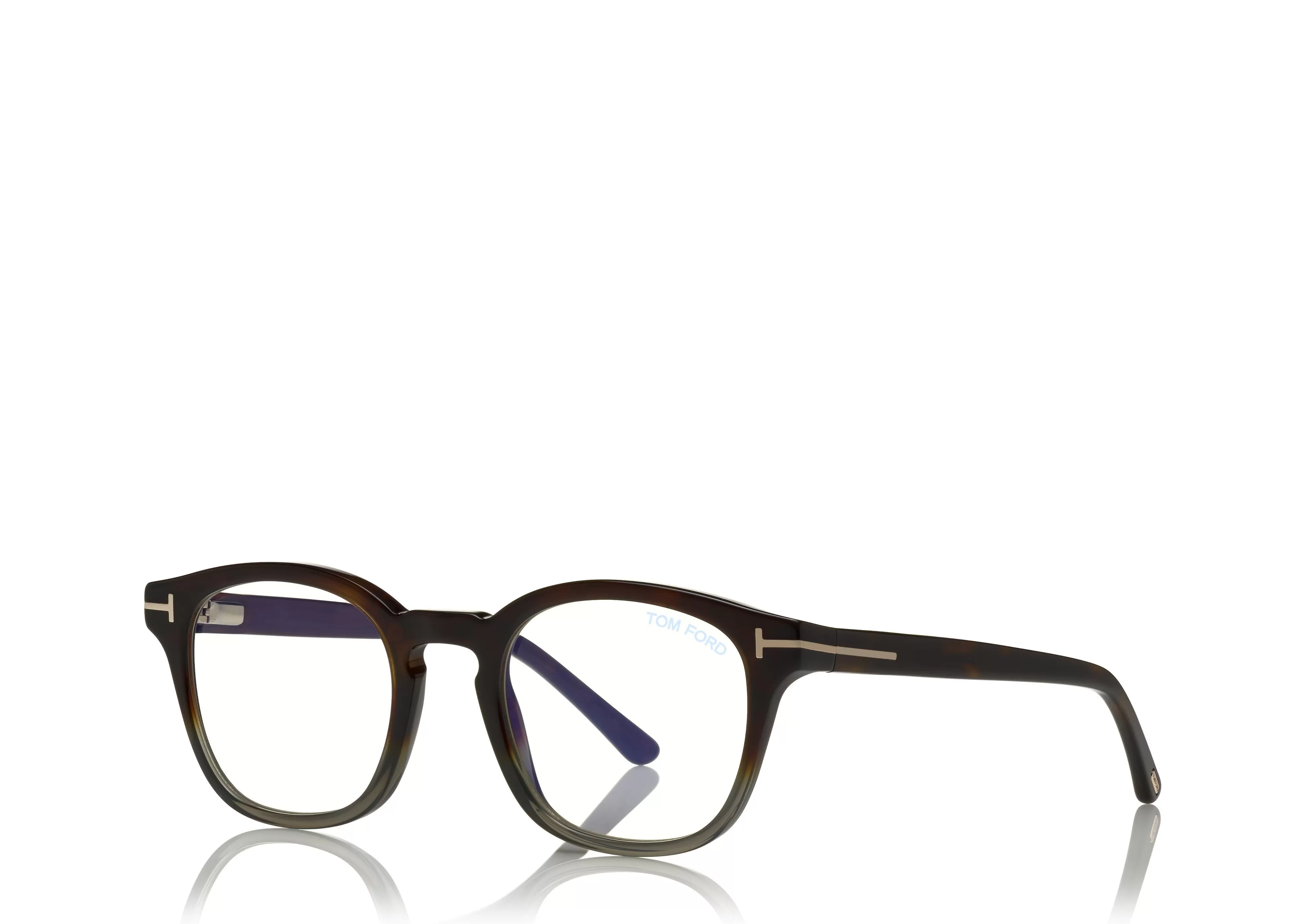 TOM FORD BLUE BLOCK SOFT ROUND OPTICALS GREY HAVANA^EYEWEAR | EYEWEAR BLUE BLOCK COLLECTION | BLUE BLOCK COLLECTION