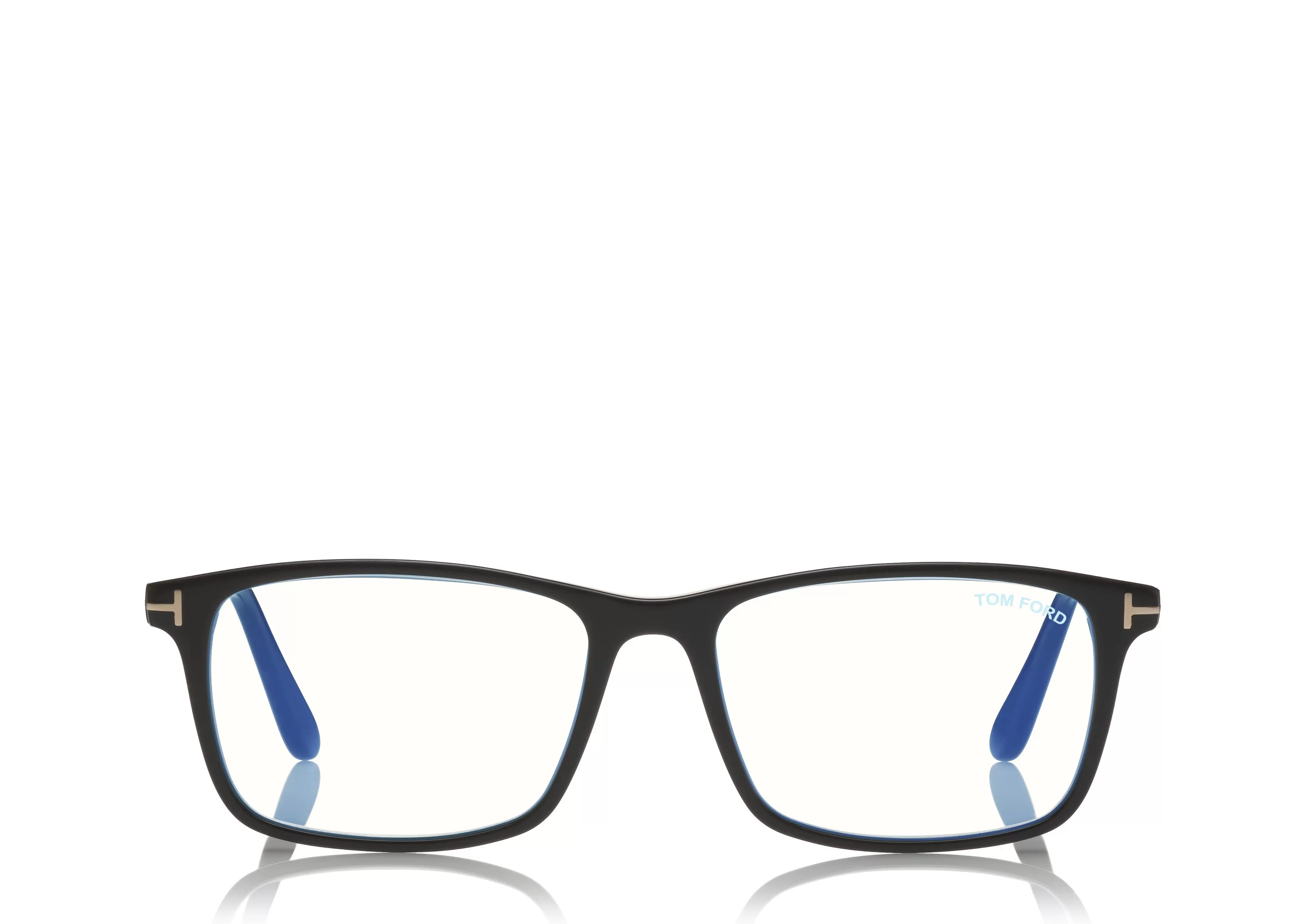 TOM FORD BLUE BLOCK SOFT SQUARE OPTICALS BLACK^EYEWEAR BLUE BLOCK COLLECTION