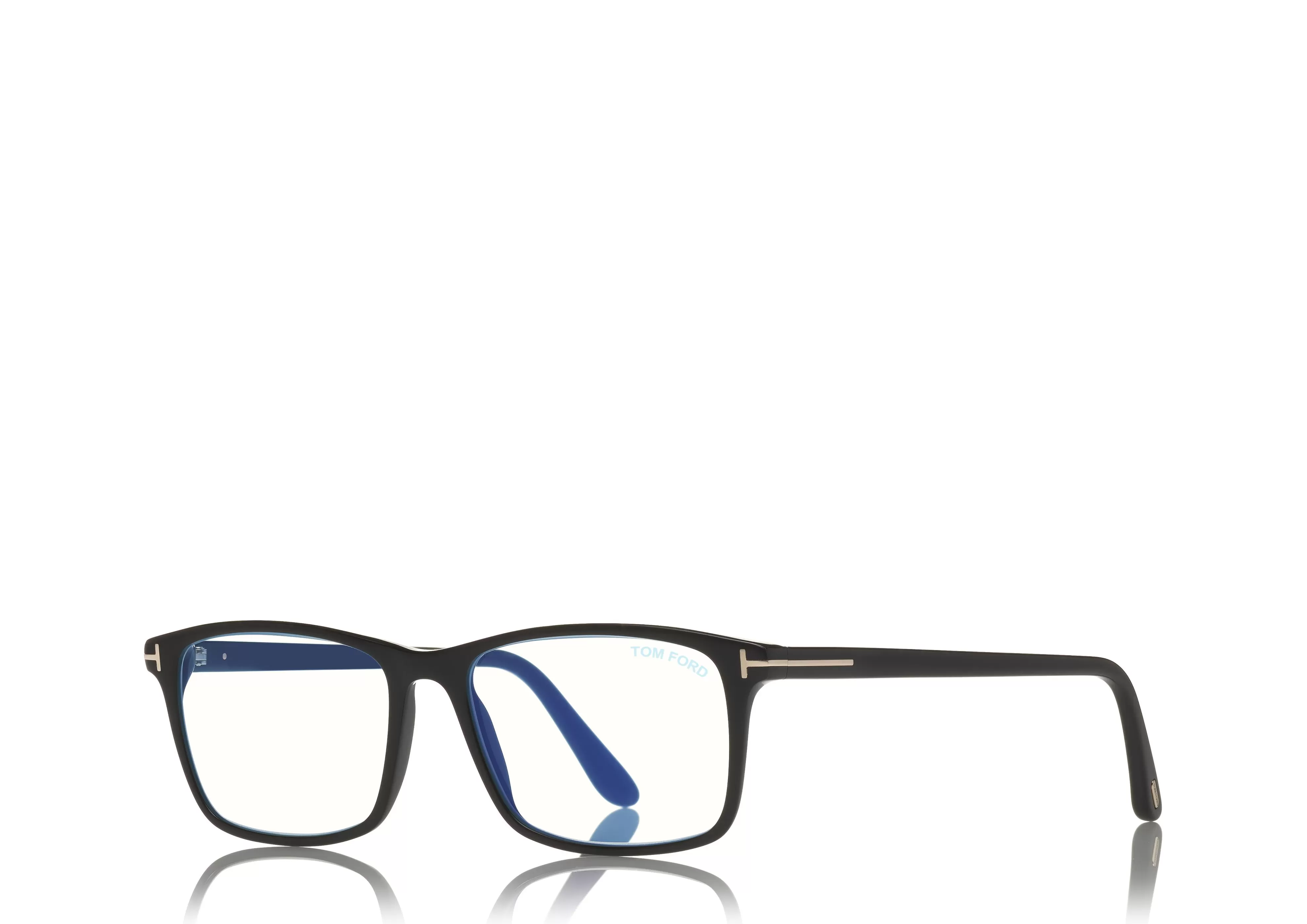 TOM FORD BLUE BLOCK SOFT SQUARE OPTICALS BLACK^EYEWEAR BLUE BLOCK COLLECTION