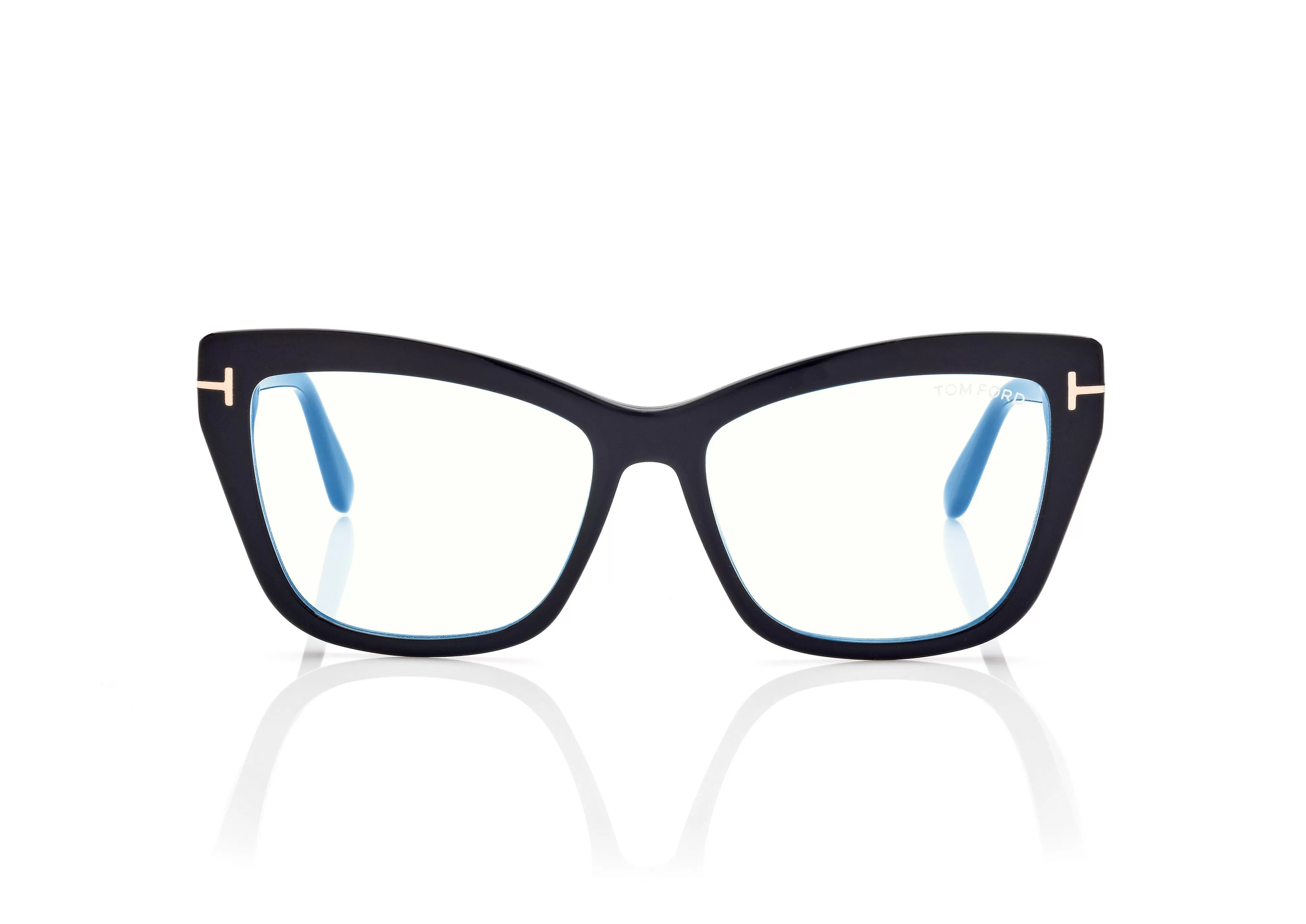 TOM FORD BLUE BLOCK SQUARE CAT EYE OPTICALS ^EYEWEAR BLUE BLOCK COLLECTION