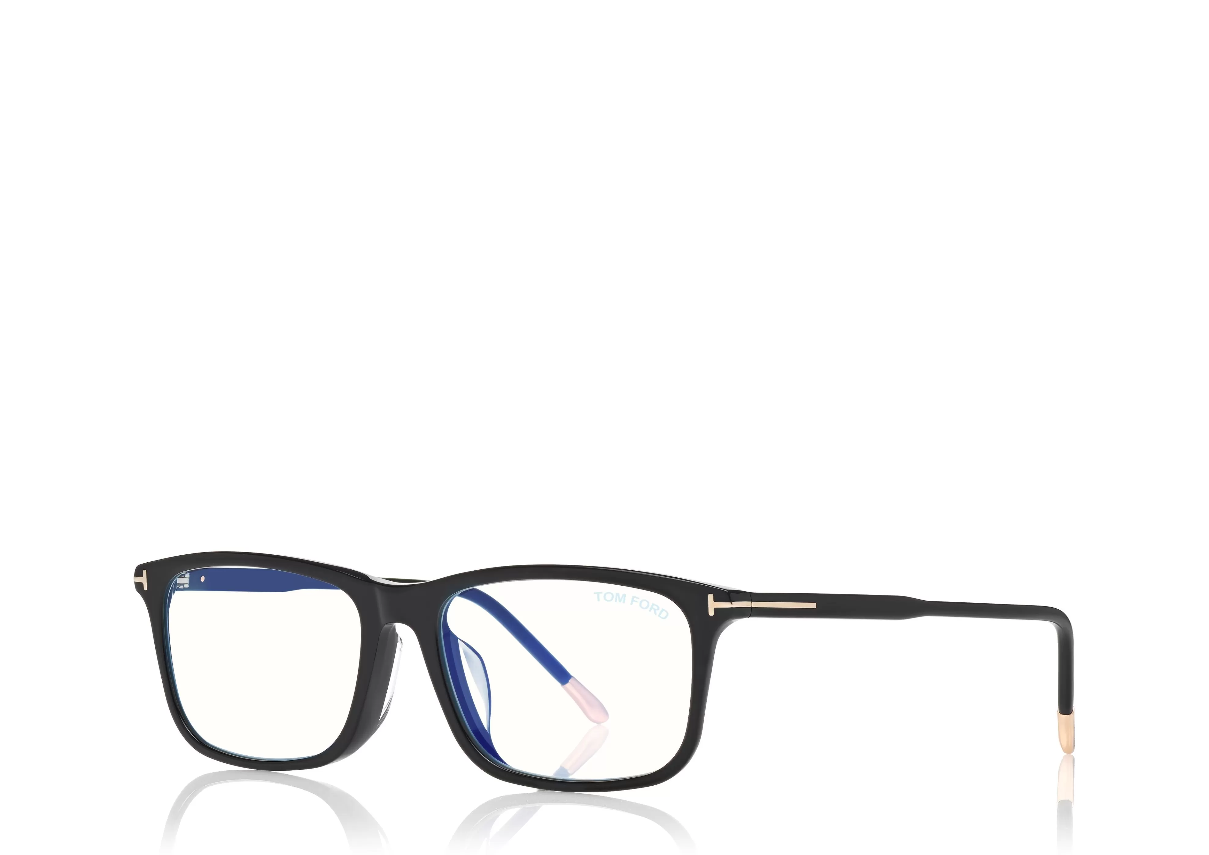 TOM FORD BLUE BLOCK SQUARE OPTICALS BLACK^EYEWEAR BLUE BLOCK COLLECTION