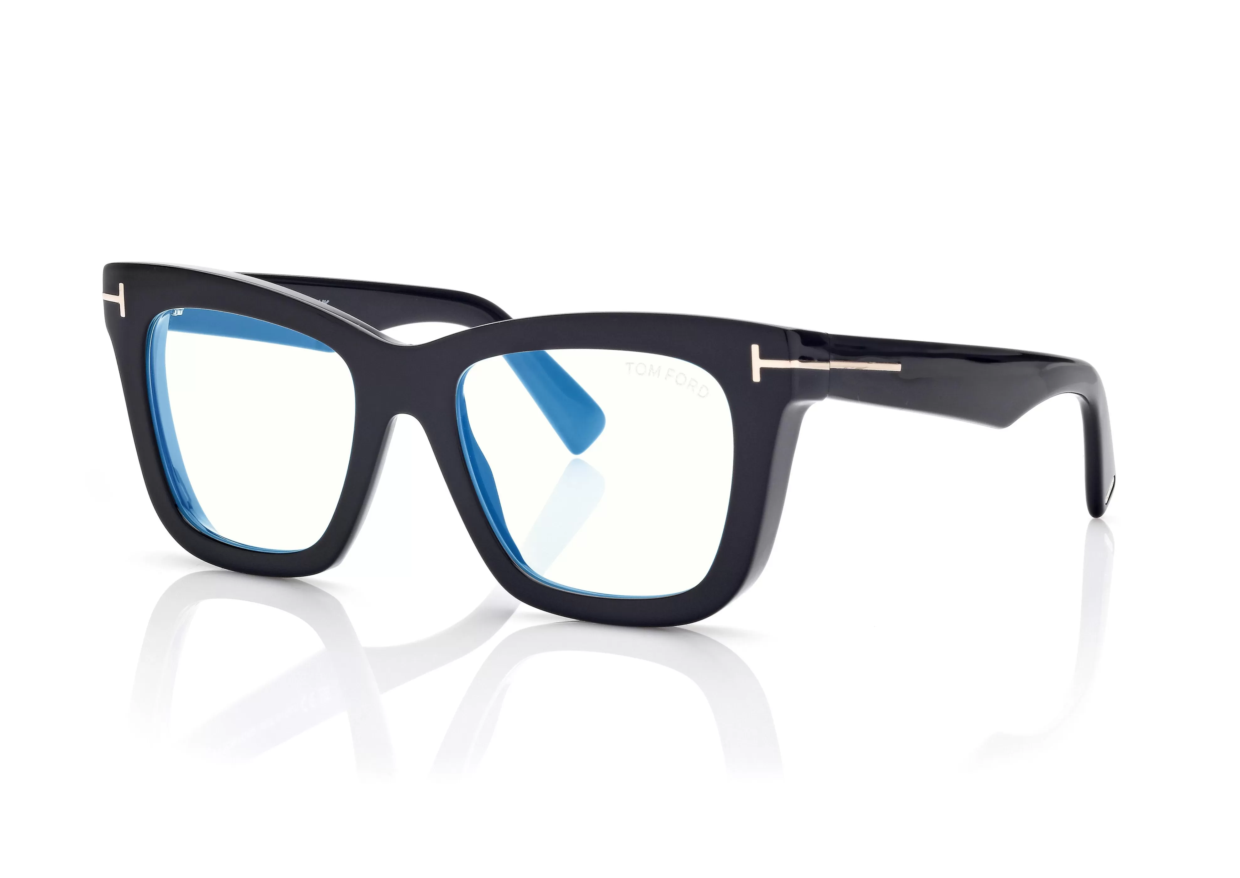 TOM FORD BLUE BLOCK  SQUARE OPTICALS BLACK^EYEWEAR BLUE BLOCK COLLECTION