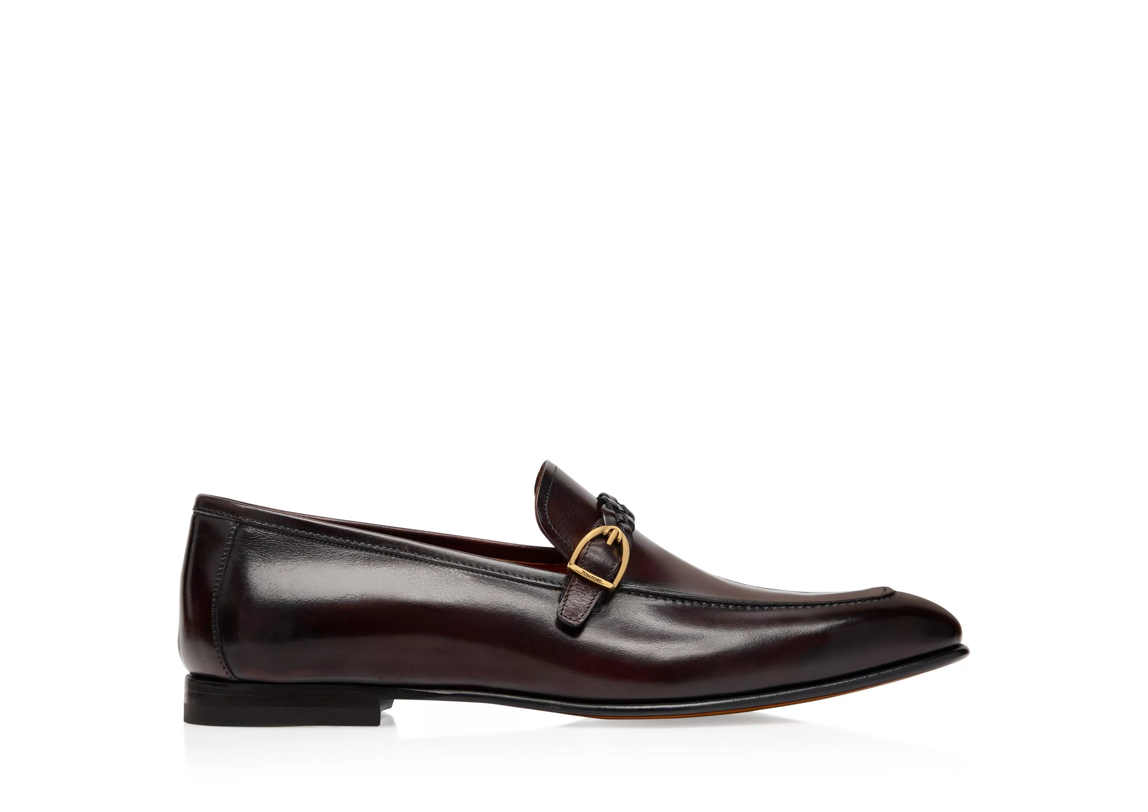 TOM FORD BURNISHED LEATHER MARTIN LOAFER ^MEN Loafers