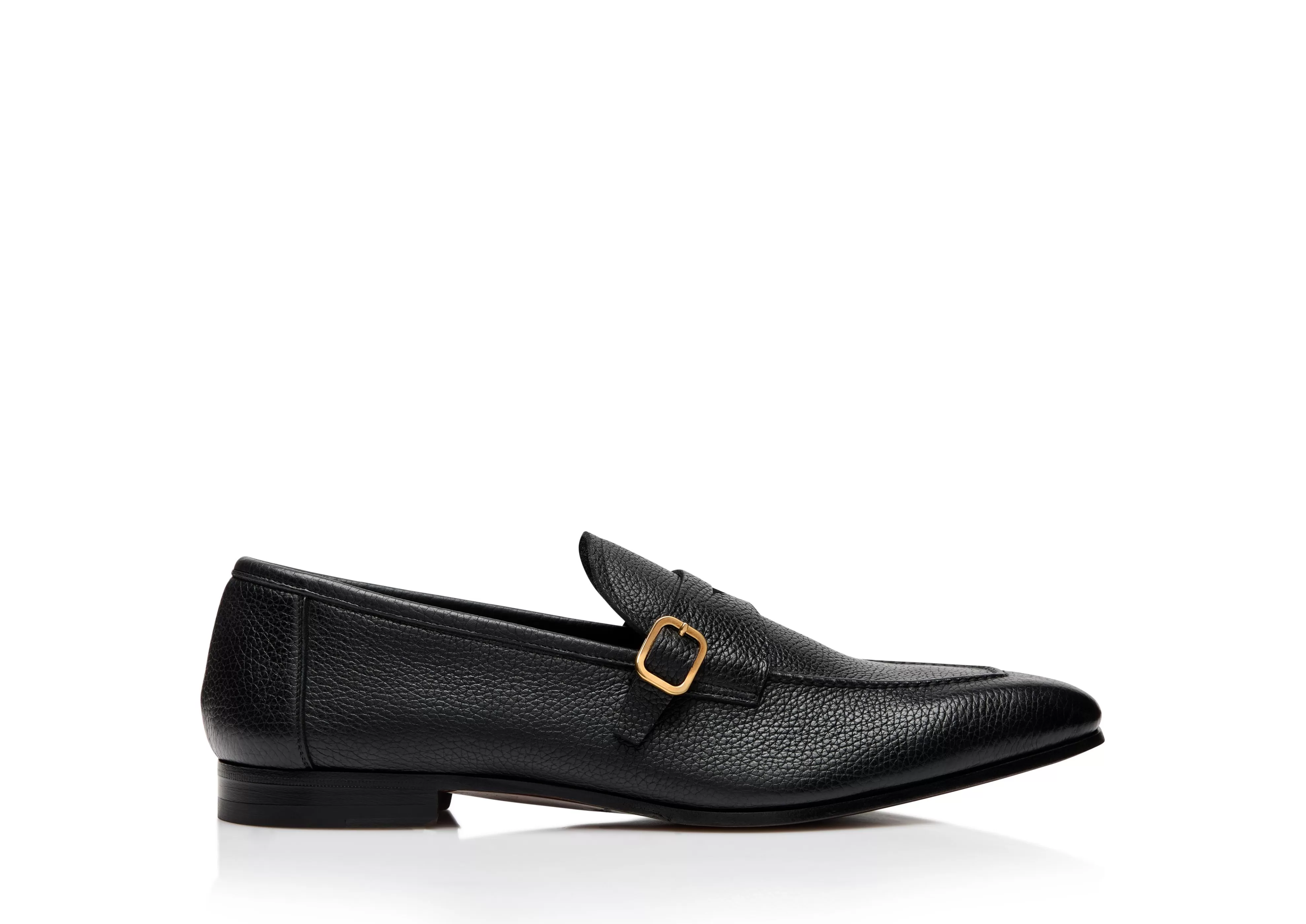 TOM FORD BUTTERY LARGE GRAIN DOVER LOAFER BLACK^MEN Loafers