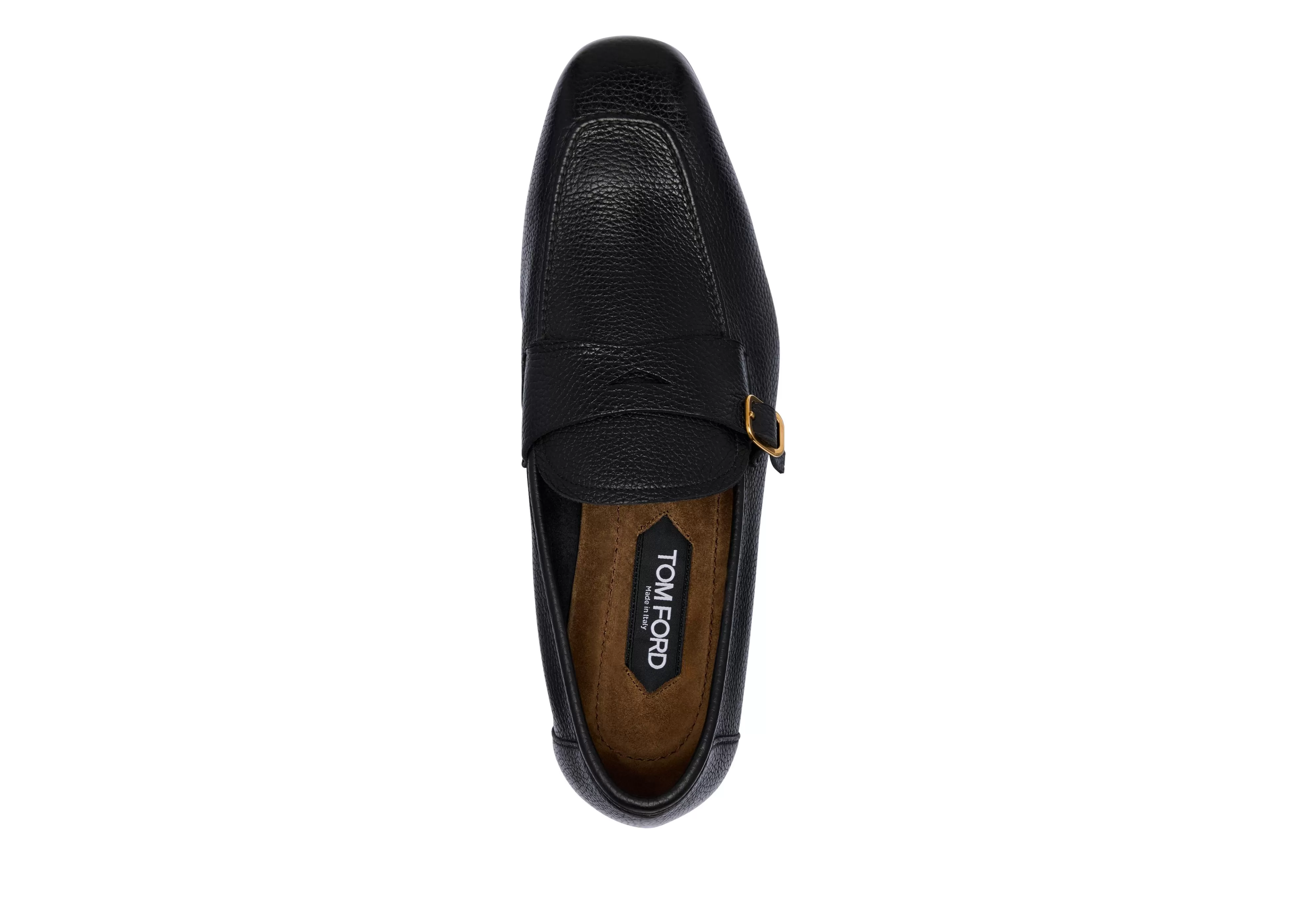 TOM FORD BUTTERY LARGE GRAIN DOVER LOAFER BLACK^MEN Loafers