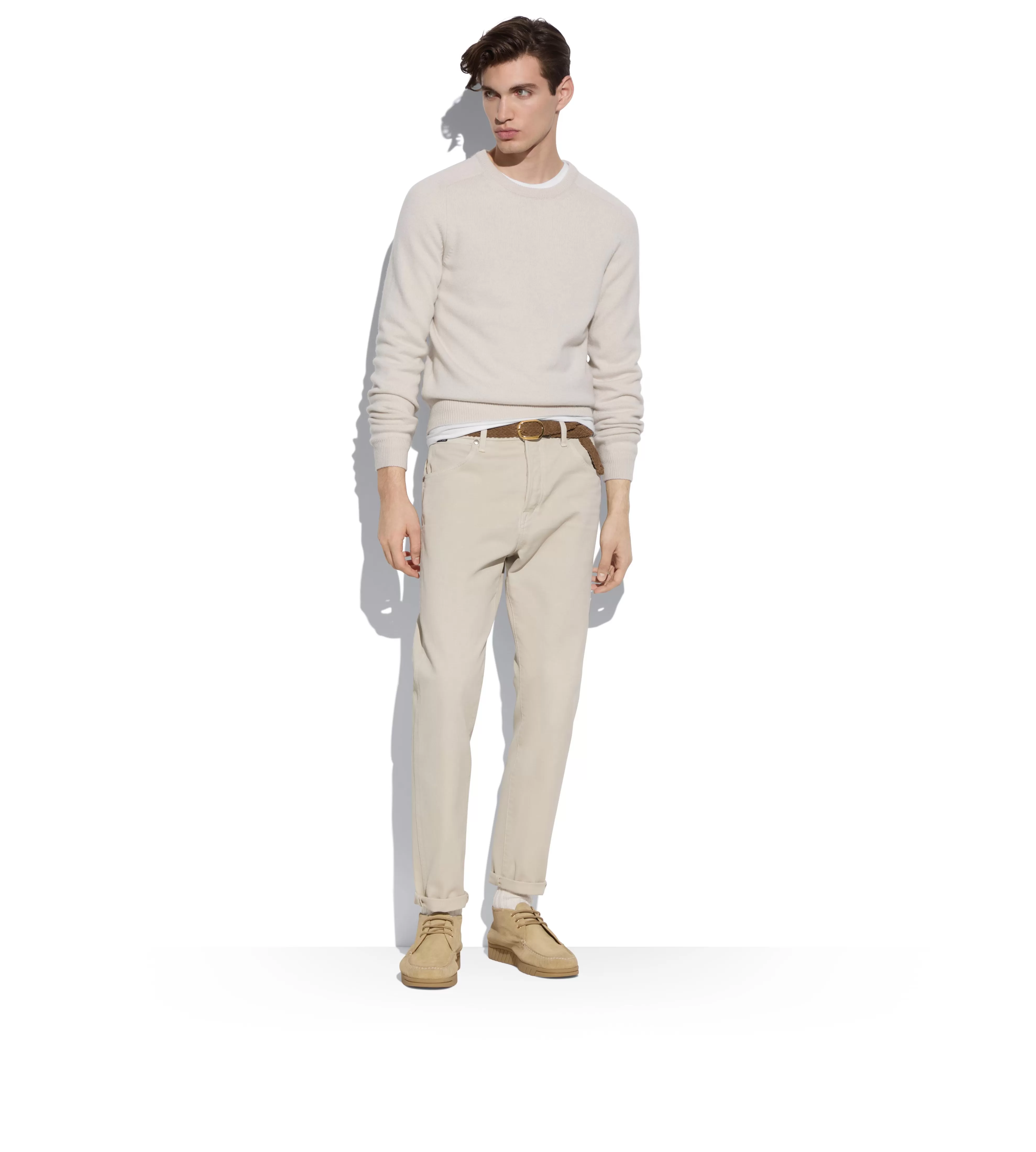 TOM FORD CASHMERE SADDLE CREW NECK ^MEN | MEN Knitwear | JETSETTER EDIT