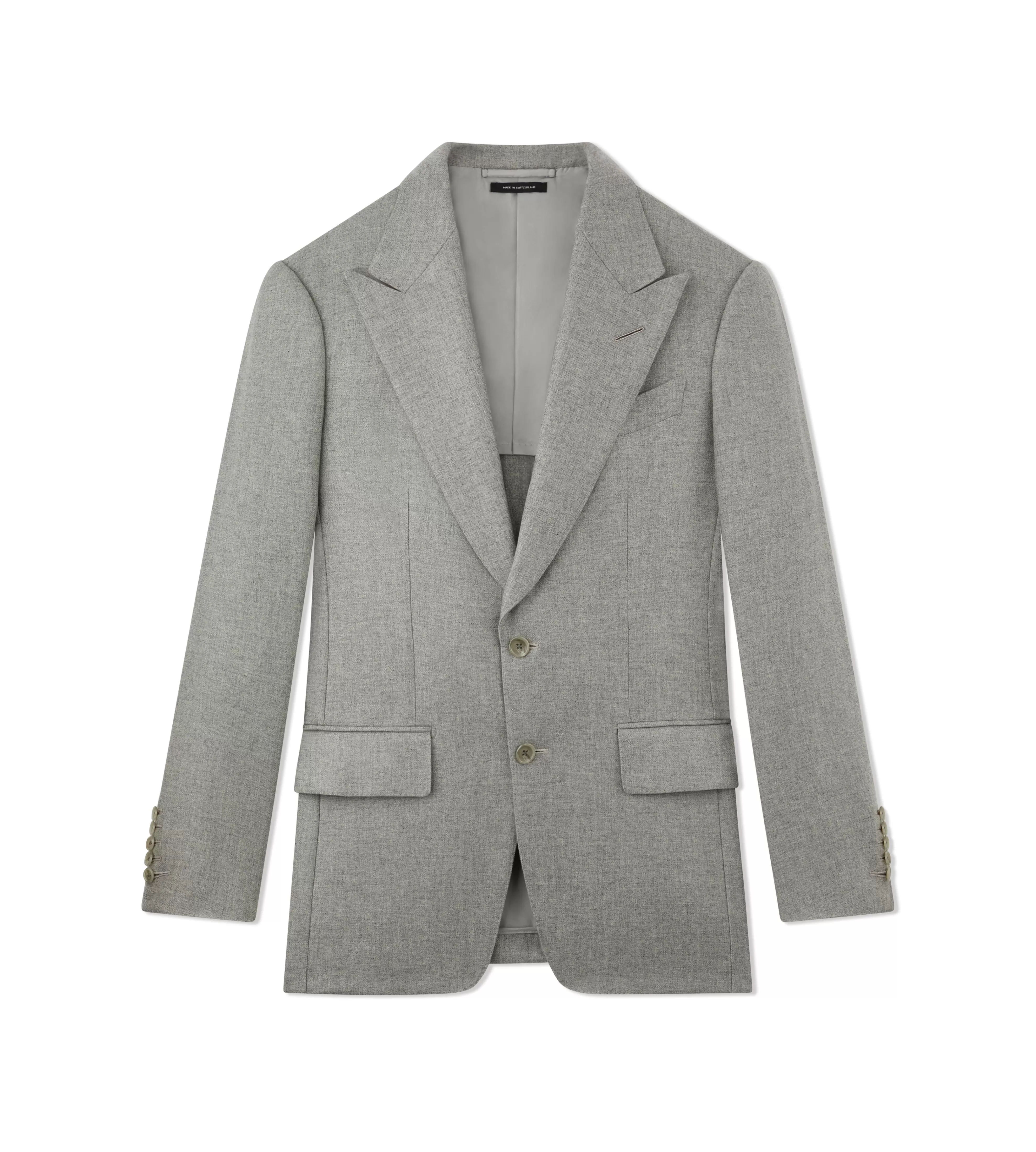 TOM FORD CASHMERE TWILL SHELTON JACKET LIGHT GREY^MEN Jackets