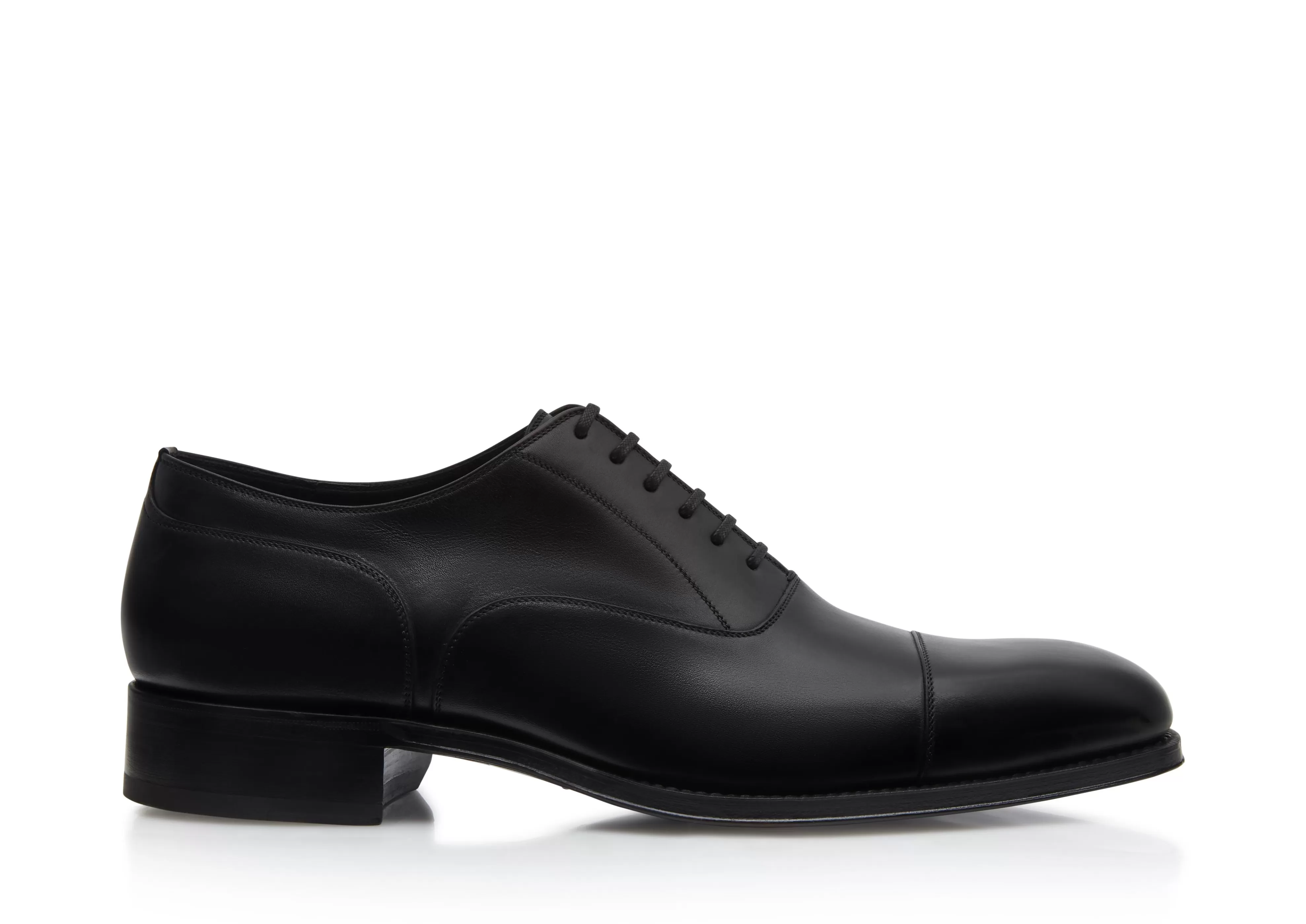 TOM FORD CLAYDON CAP TOE LACE UP BLACK^MEN Lace-ups