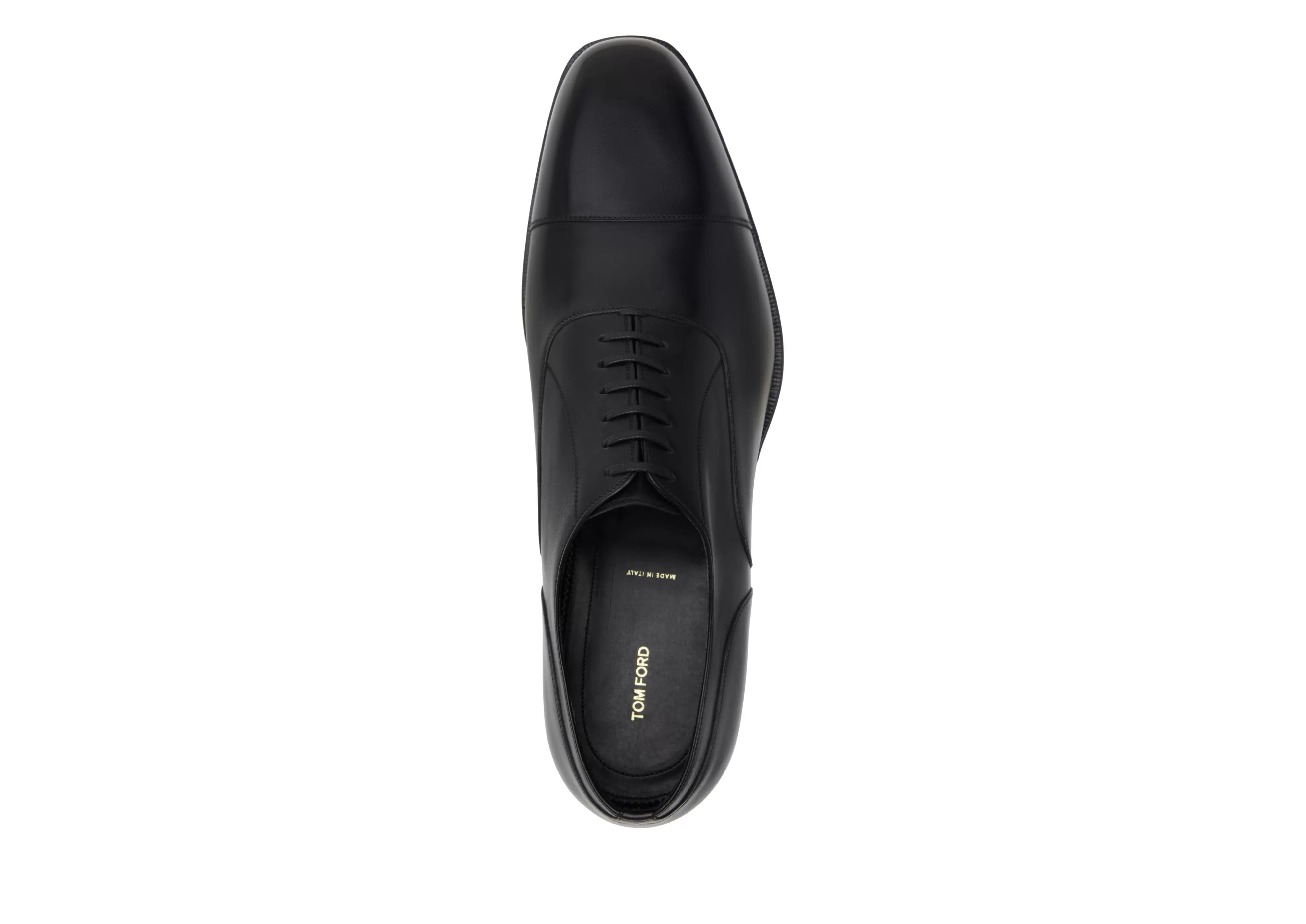 TOM FORD CLAYDON CAP TOE LACE UP BLACK^MEN Lace-ups