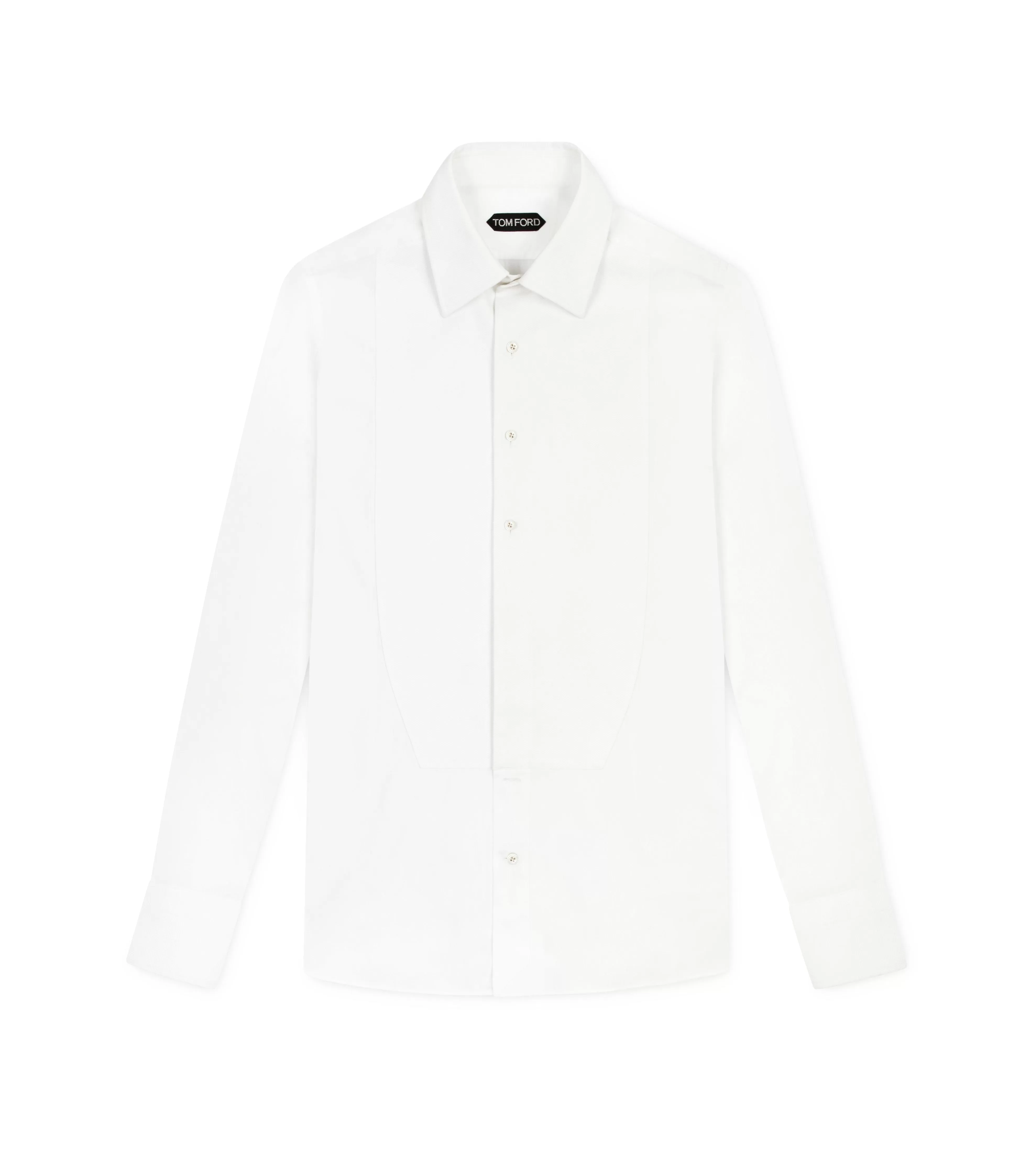 TOM FORD COCKTAIL VOILE SLIM FIT EVENING SHIRT OPTICAL WHITE^MEN | MEN Shirts | Evening