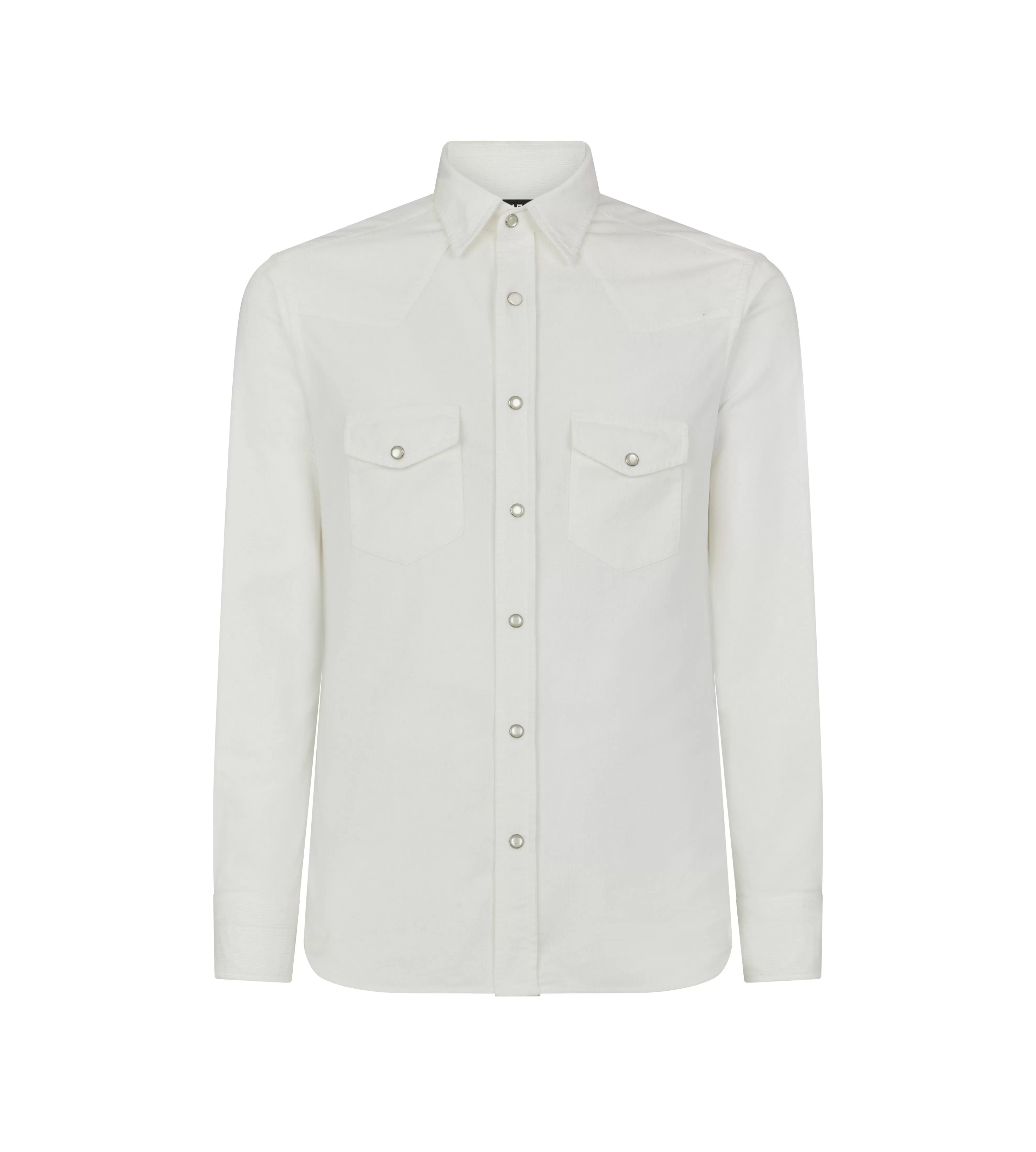 TOM FORD CORDUROY WESTERN SHIRT VANILLA LATTE^MEN Shirts