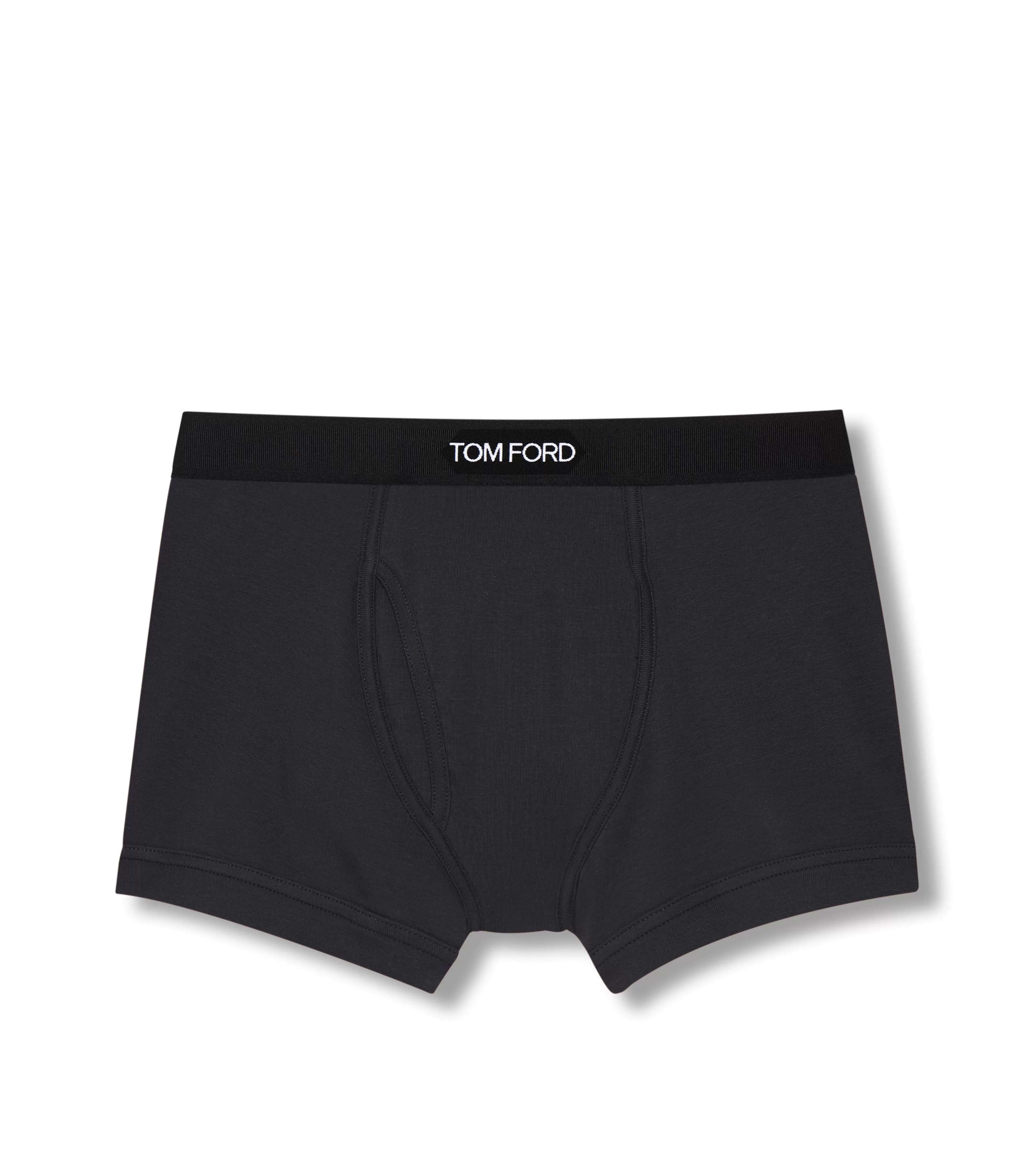 TOM FORD COTTON BOXER BRIEFS EBONY^MEN BOXER BRIEFS