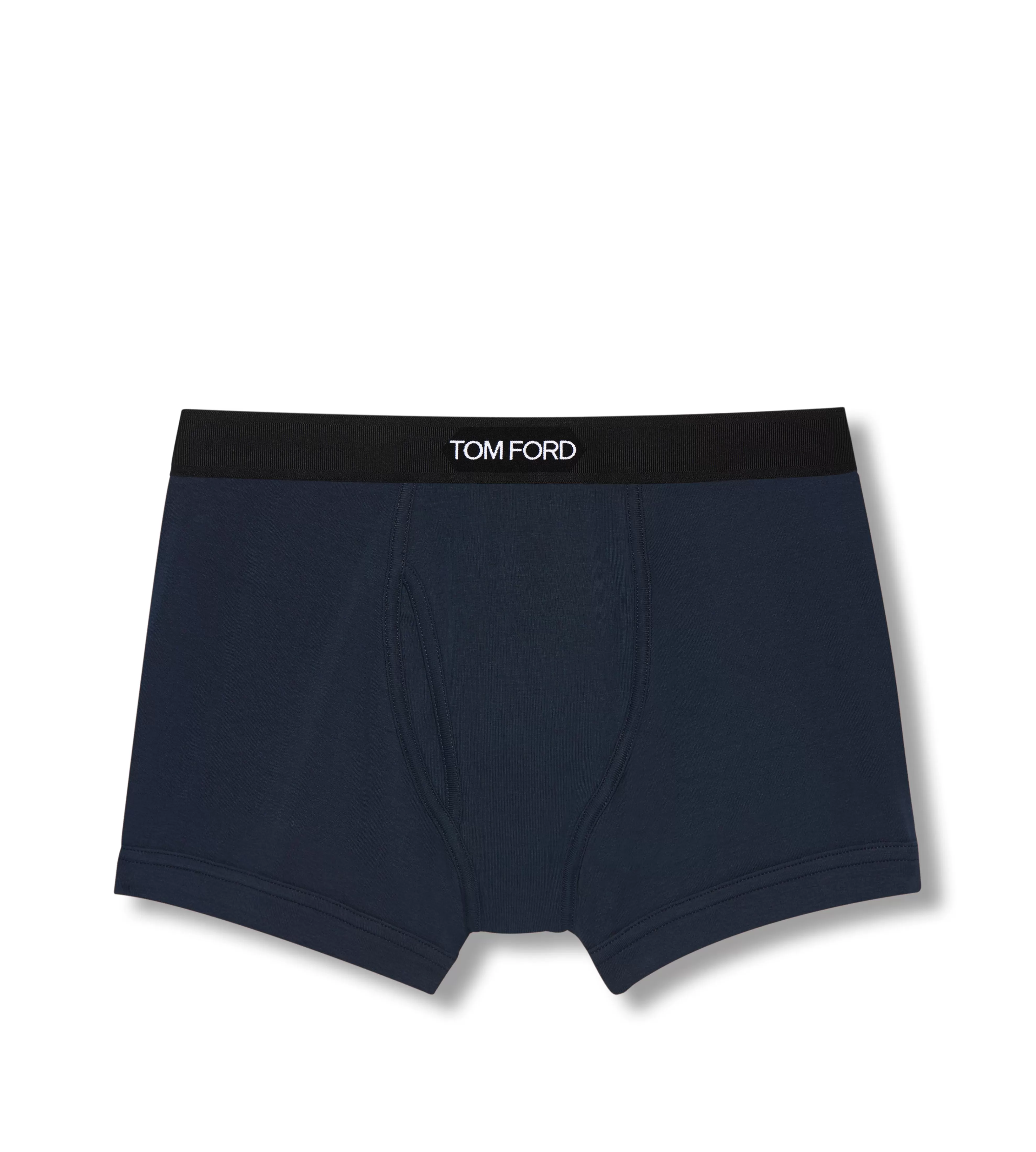 TOM FORD COTTON BOXER BRIEFS NAVY^MEN BOXER BRIEFS