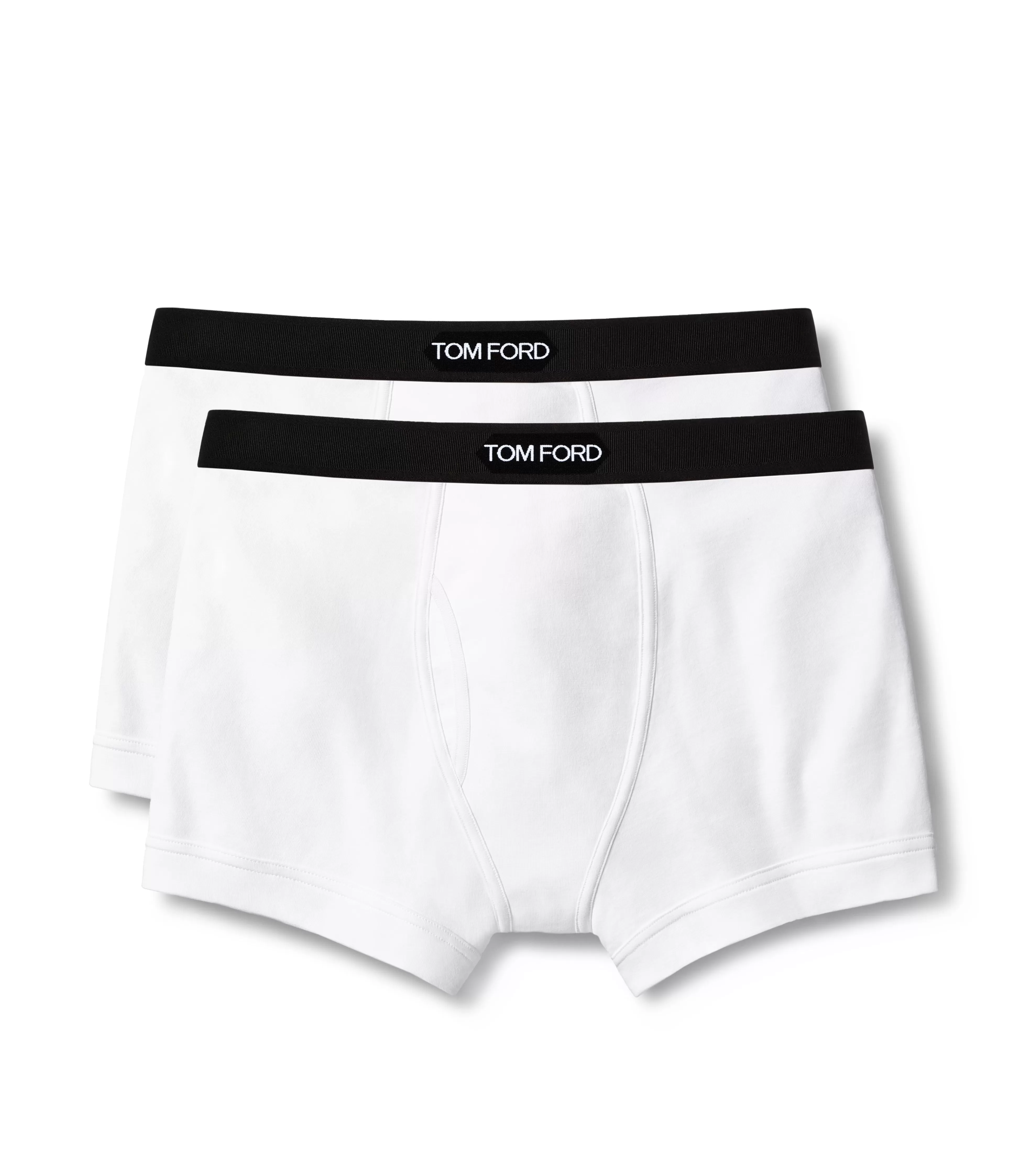 TOM FORD COTTON BOXER BRIEFS TWO PACK WHITE^MEN BOXER BRIEFS