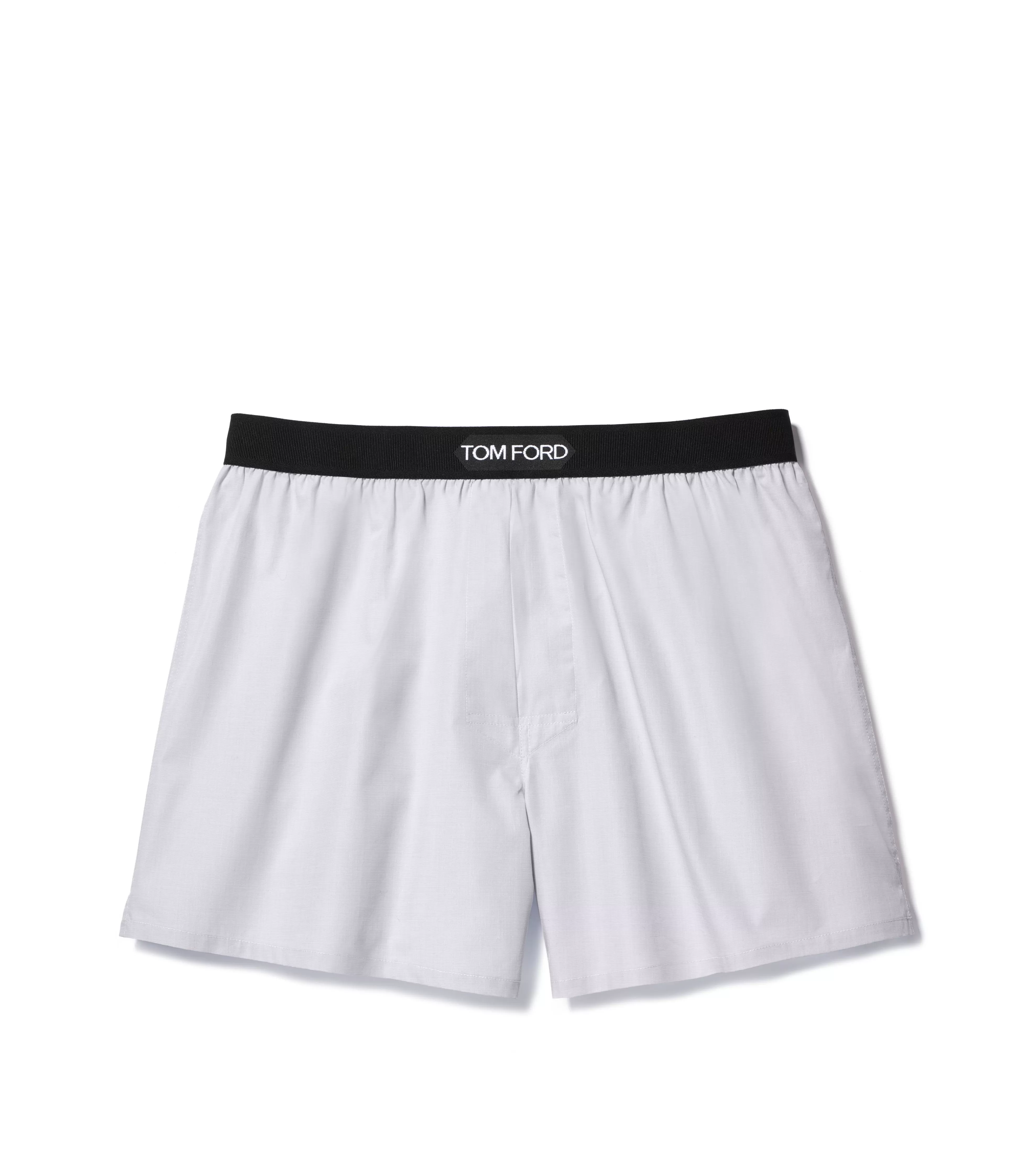 TOM FORD COTTON BOXERS LIGHT GREY^MEN BOXERS