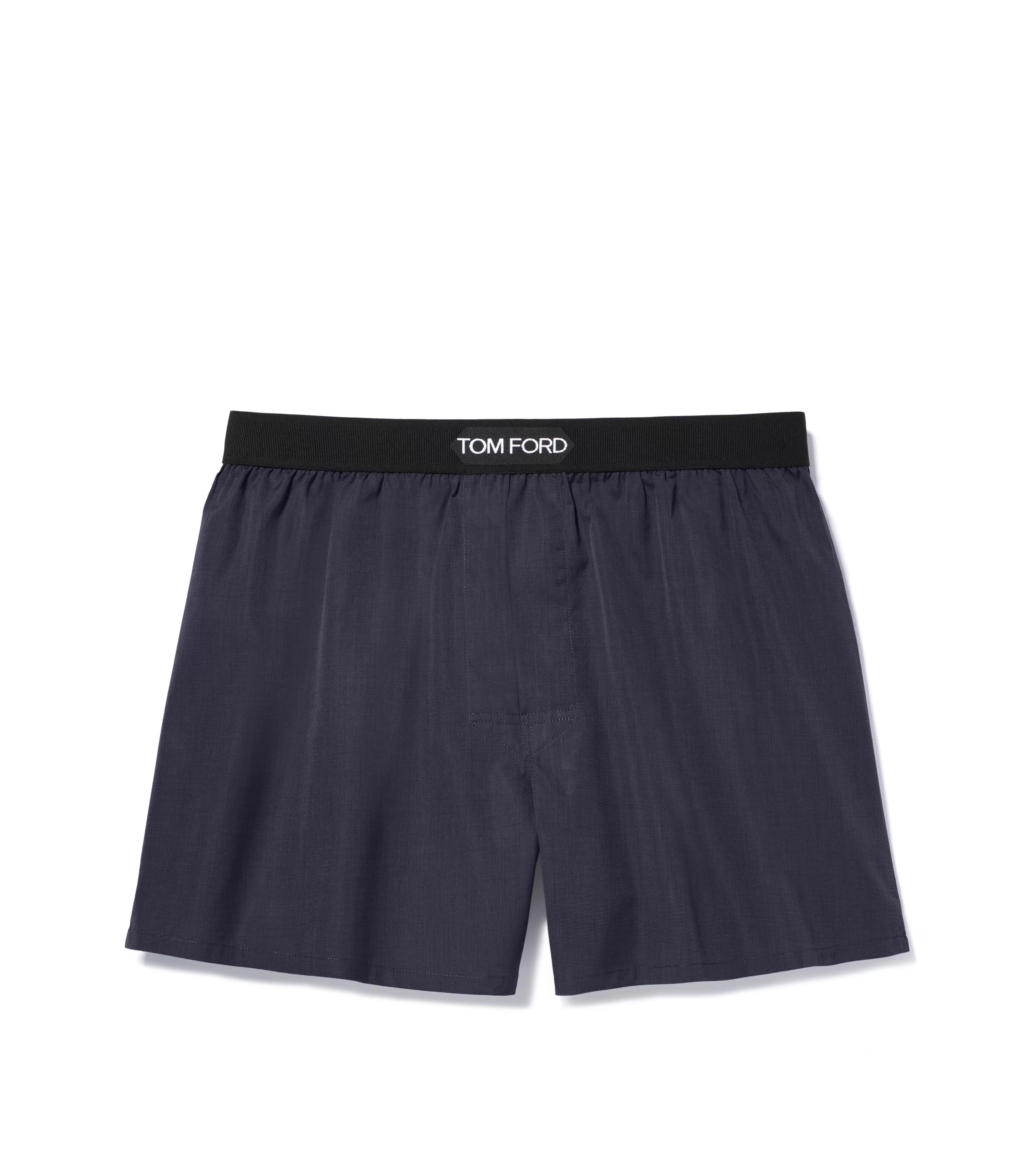 TOM FORD COTTON BOXERS DARK GREY^MEN BOXERS