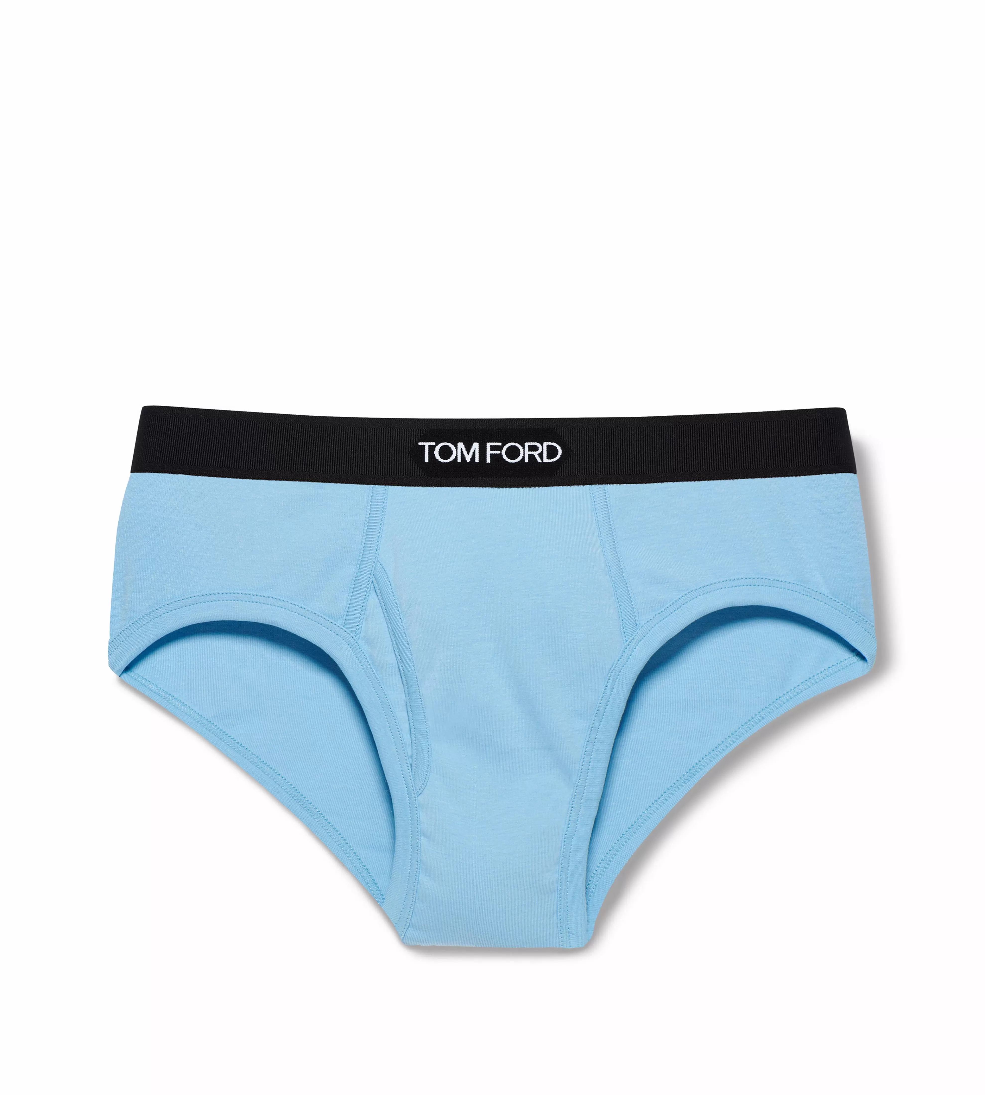 TOM FORD COTTON BRIEFS AQUA^MEN BRIEFS