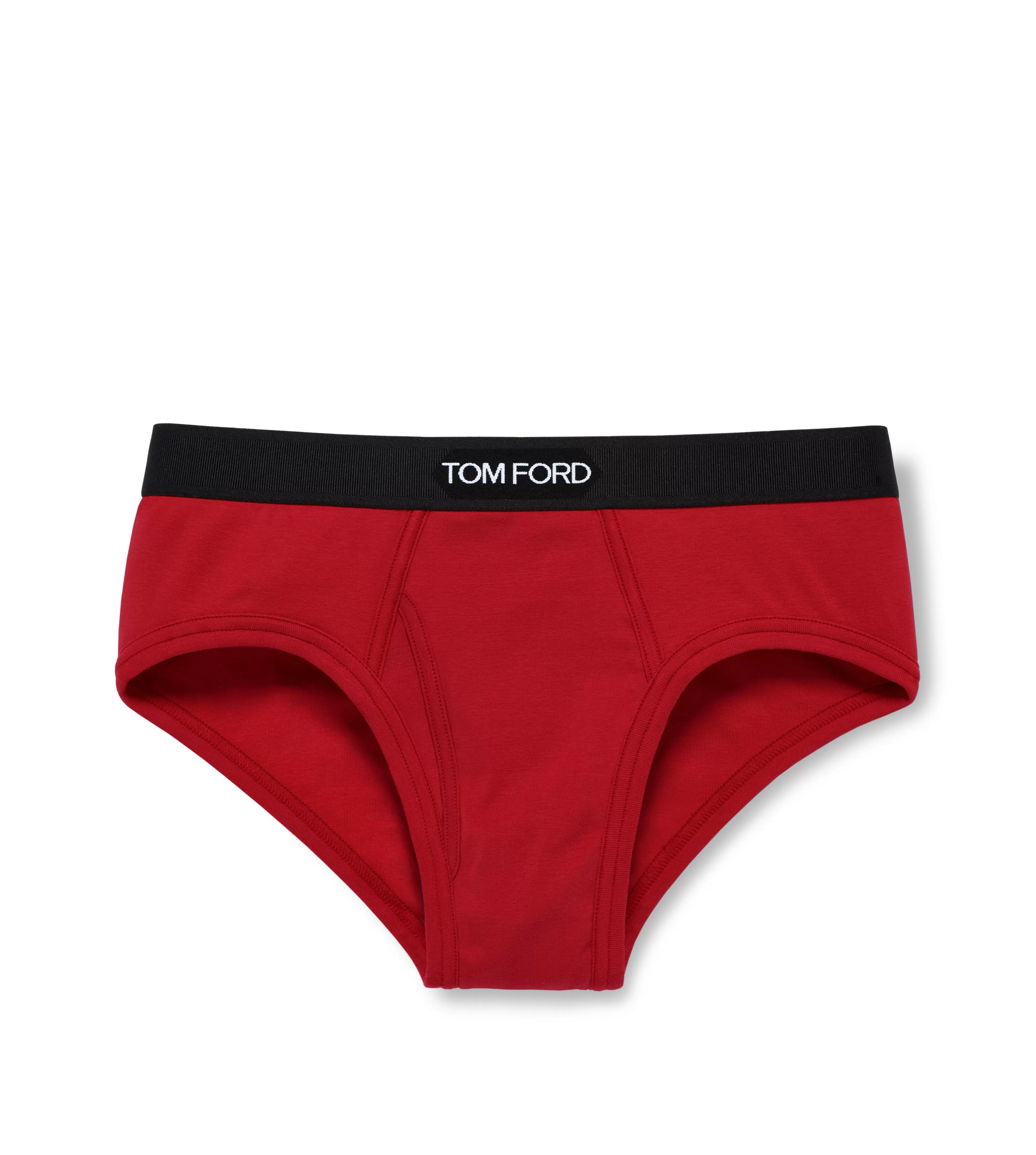 TOM FORD COTTON BRIEFS RED^MEN BRIEFS