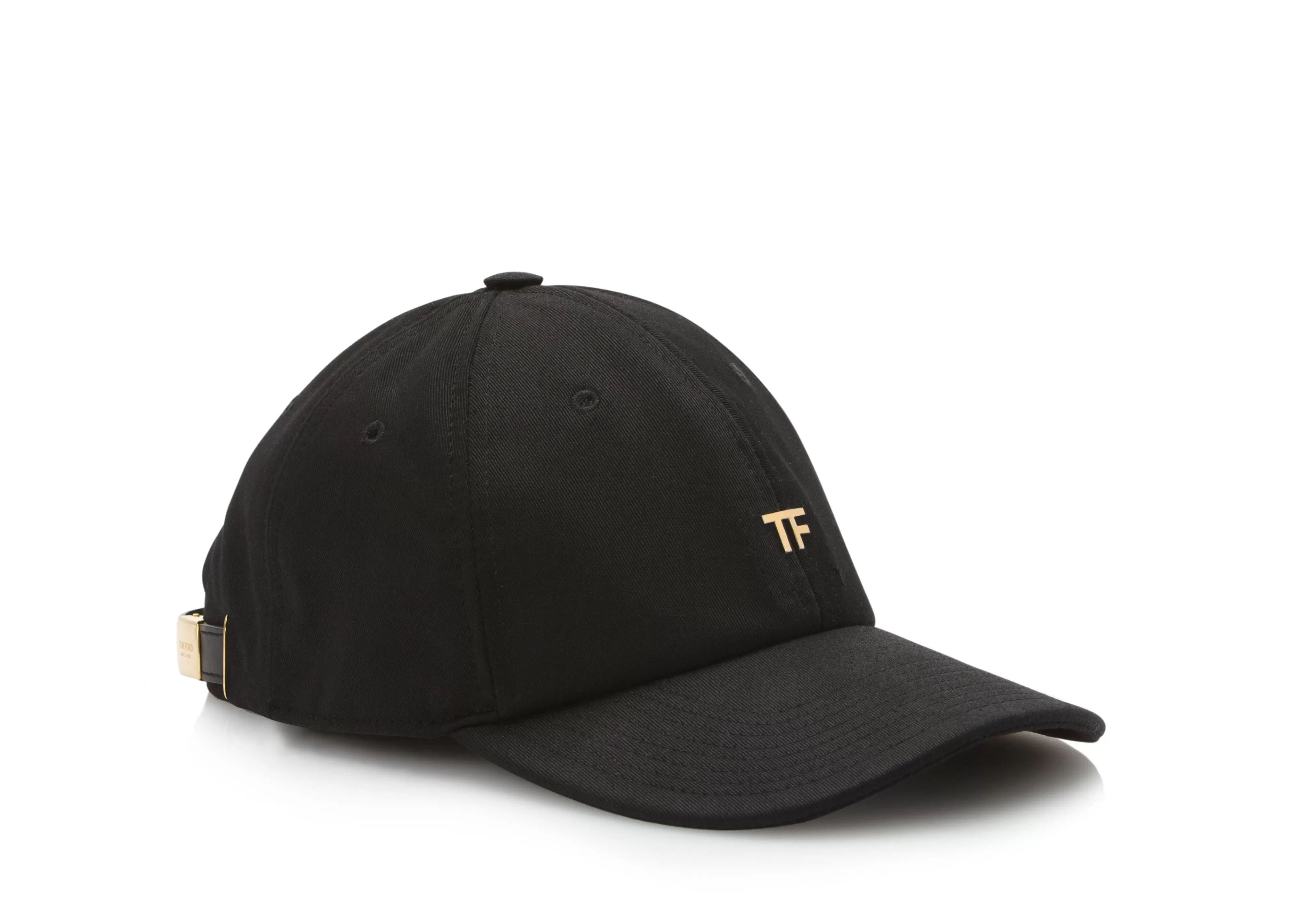 TOM FORD COTTON CANVAS TF BASEBALL CAP BLACK^WOMEN | WOMEN Hats | Accessories