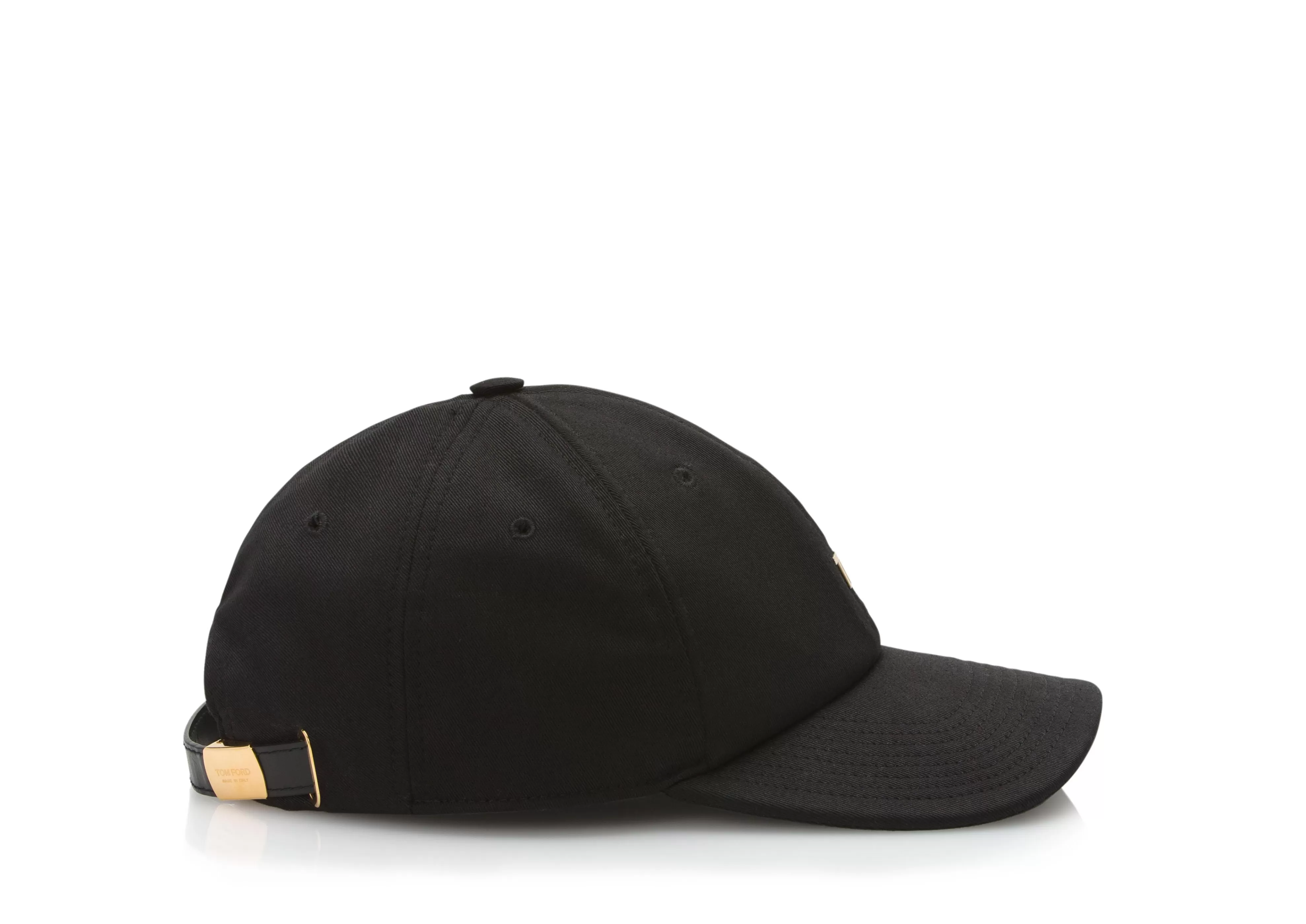 TOM FORD COTTON CANVAS TF BASEBALL CAP BLACK^WOMEN | WOMEN Hats | Accessories