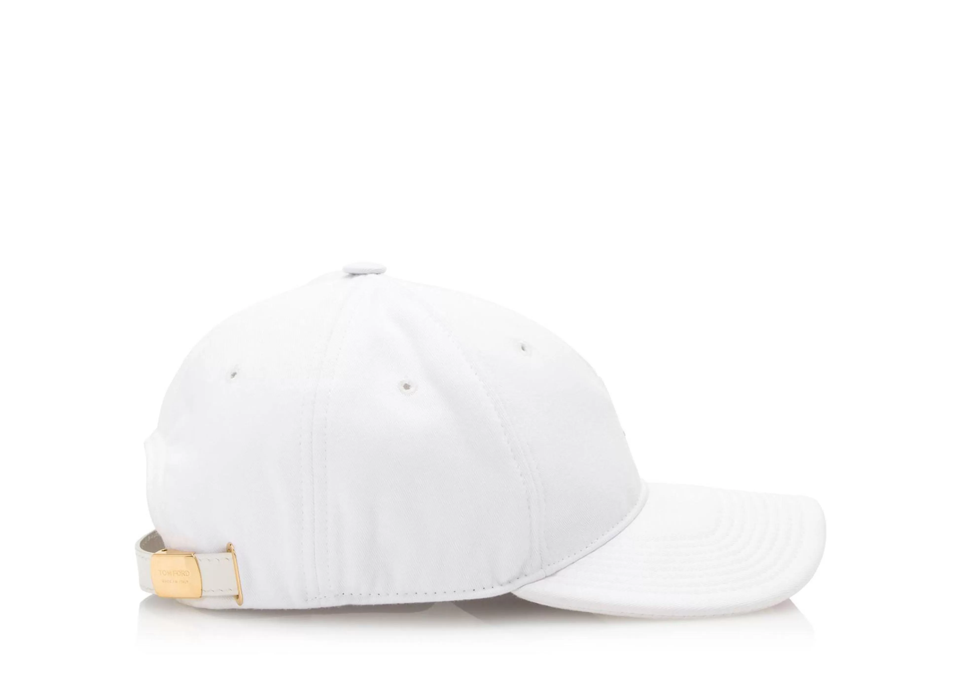 TOM FORD COTTON CANVAS TF BASEBALL CAP WHITE^WOMEN | WOMEN Hats | Accessories