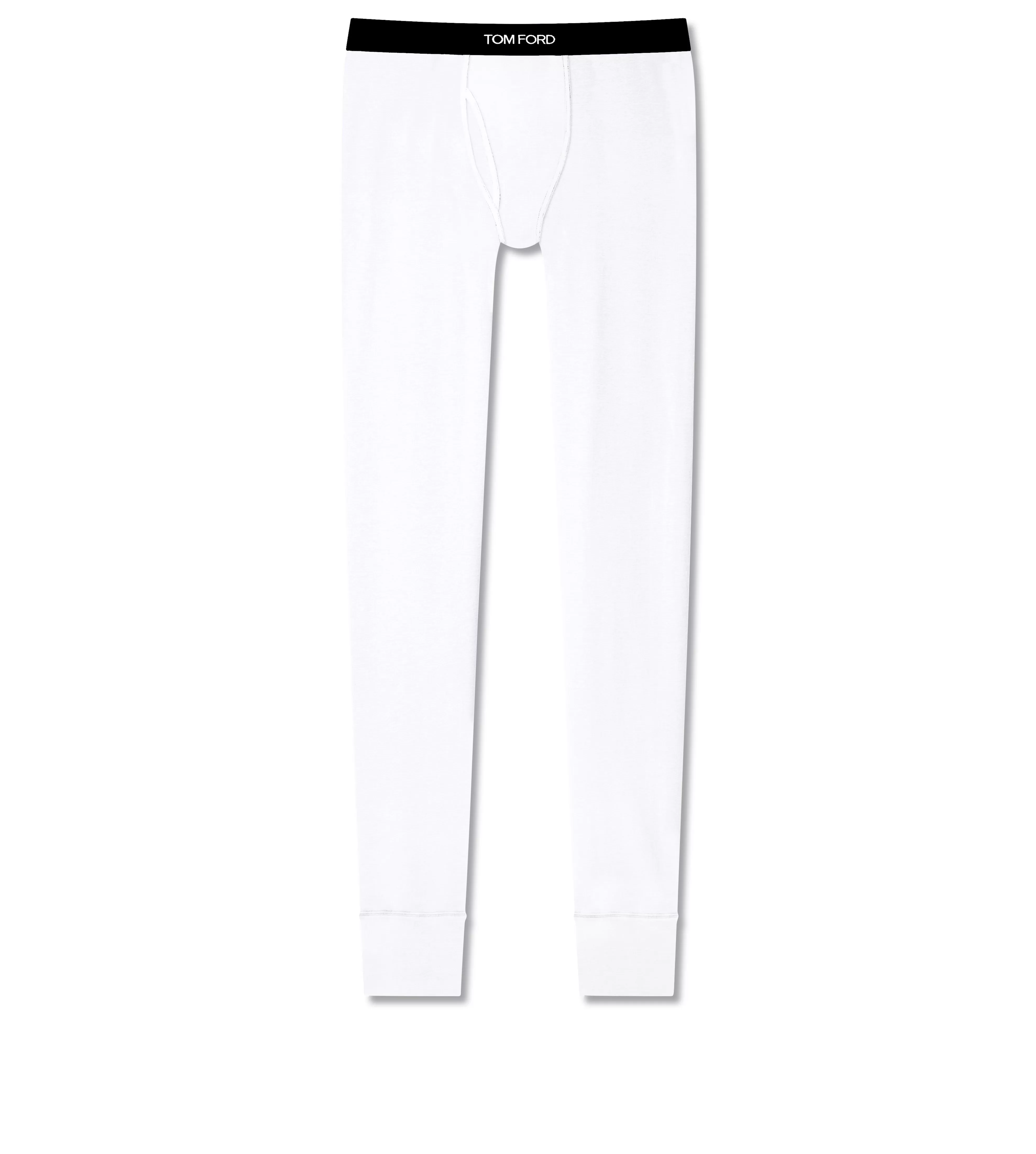 TOM FORD COTTON LONG JOHNS WHITE^MEN PAJAMA PANTS & LONG JOHNS