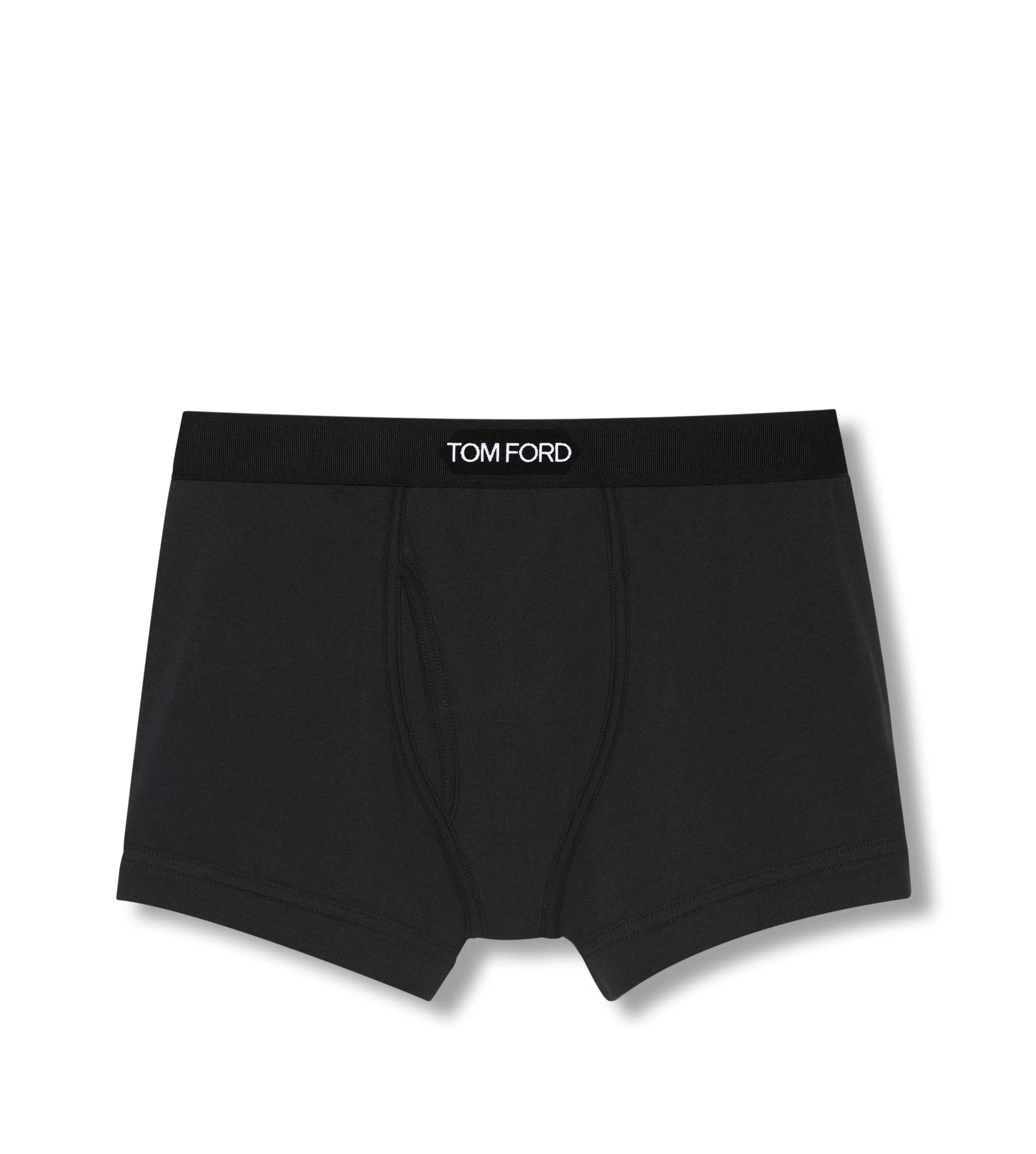 TOM FORD COTTON MODAL BOXER BRIEFS BLACK^MEN BOXER BRIEFS