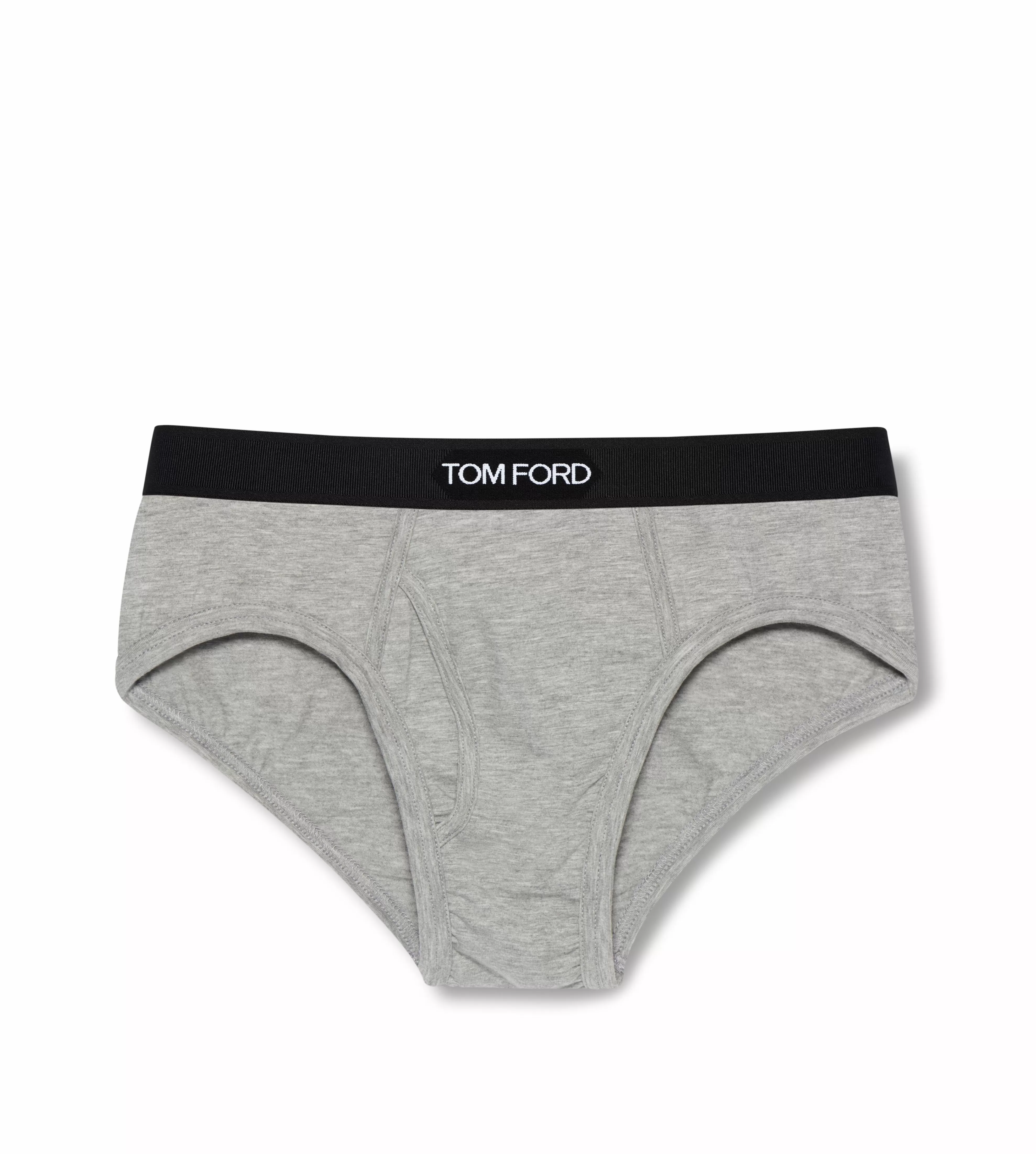 TOM FORD COTTON MODAL BRIEFS GREY^MEN BRIEFS