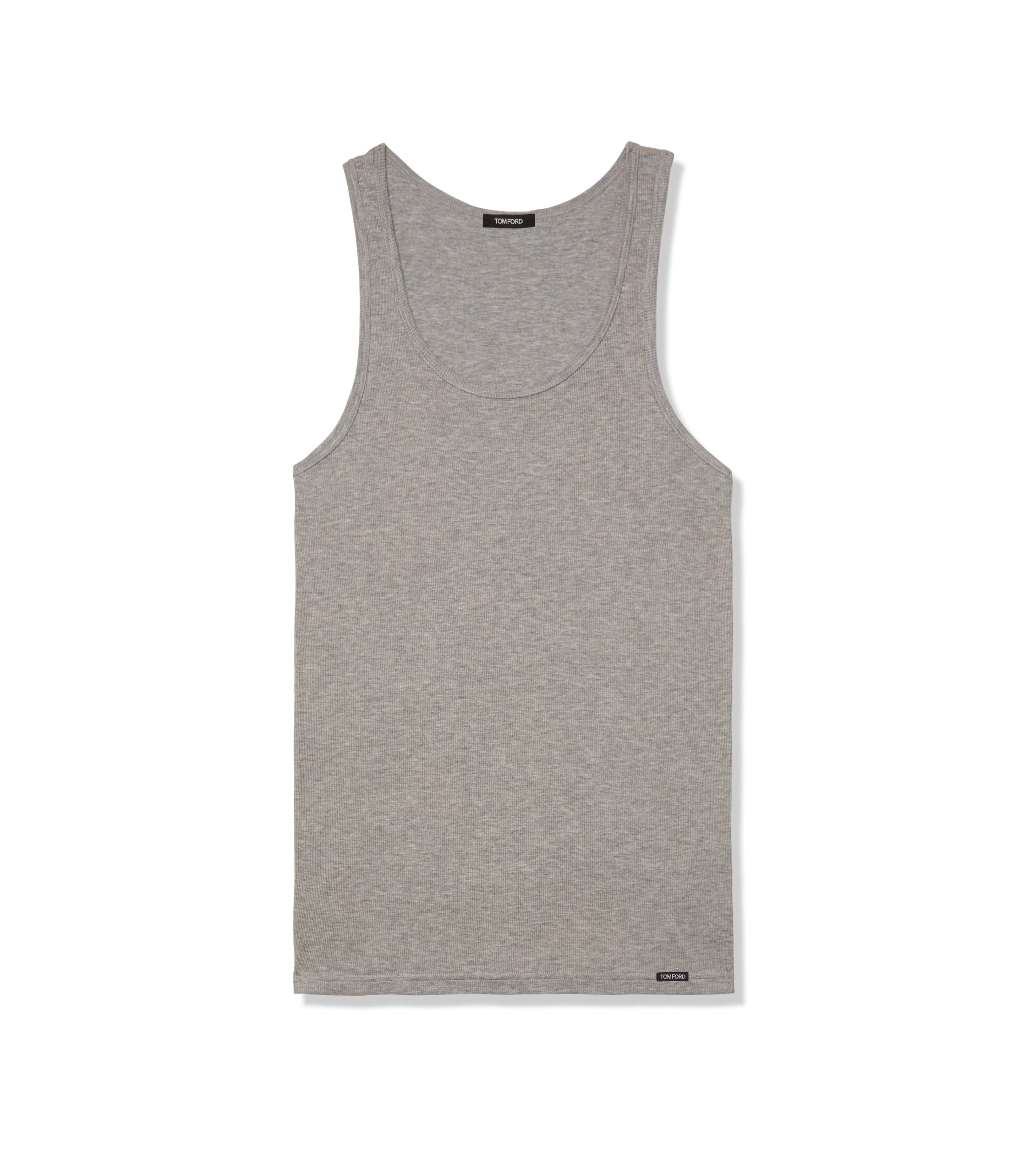 TOM FORD COTTON MODAL RIB TANK ^MEN T-SHIRTS