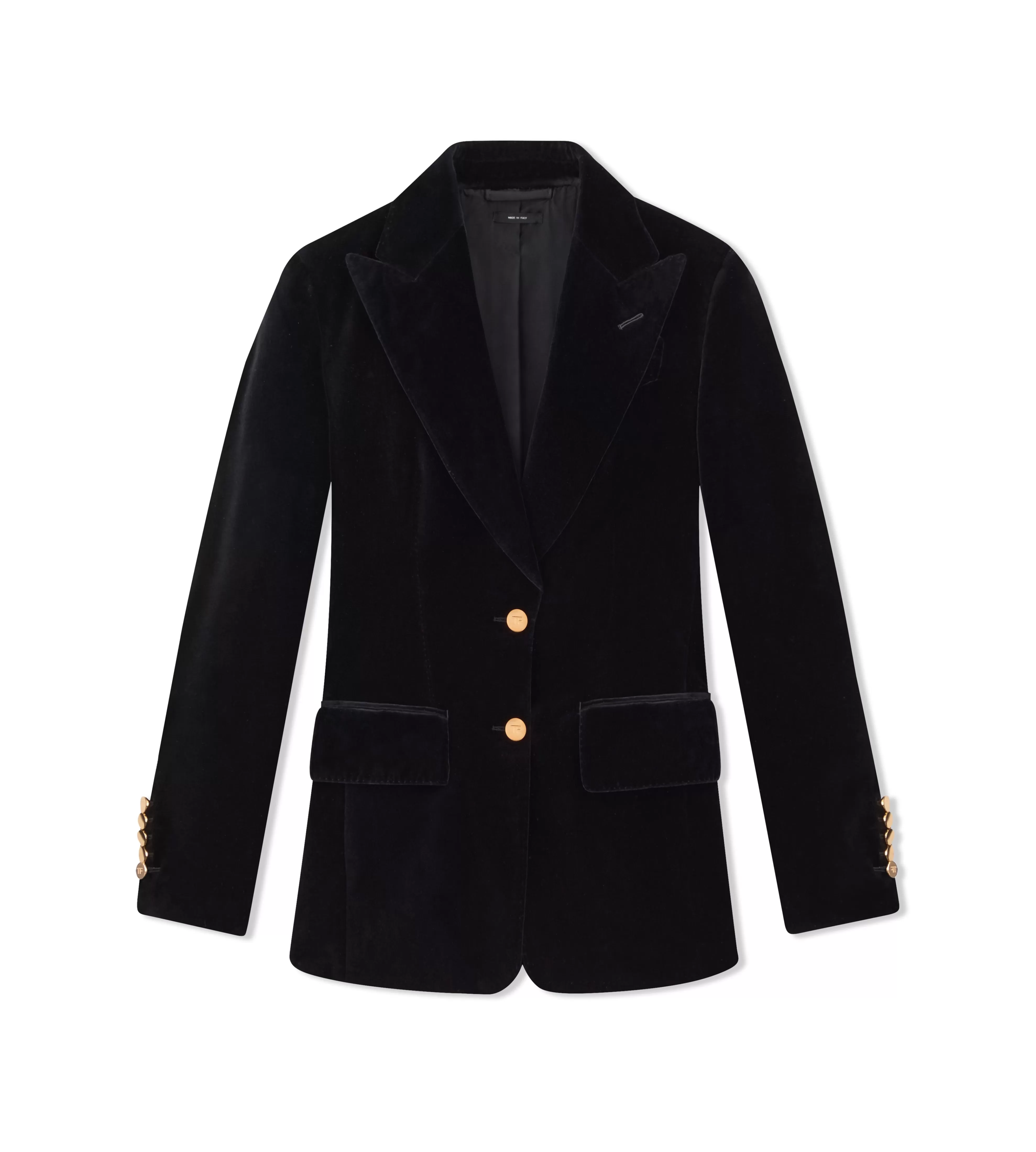 TOM FORD COTTON VELVET JACKET BLACK^WOMEN Jackets