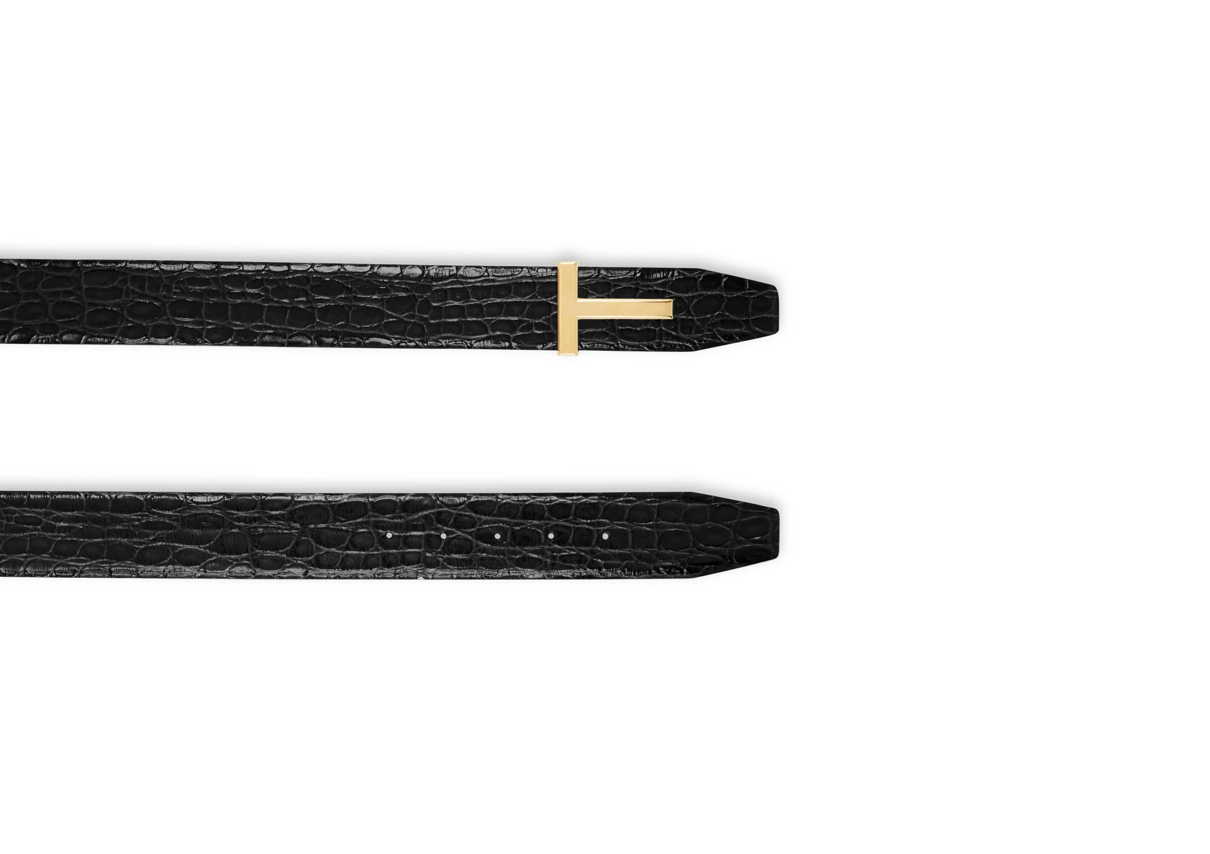 TOM FORD CROCODILE T ICON BELT ^MEN Belts