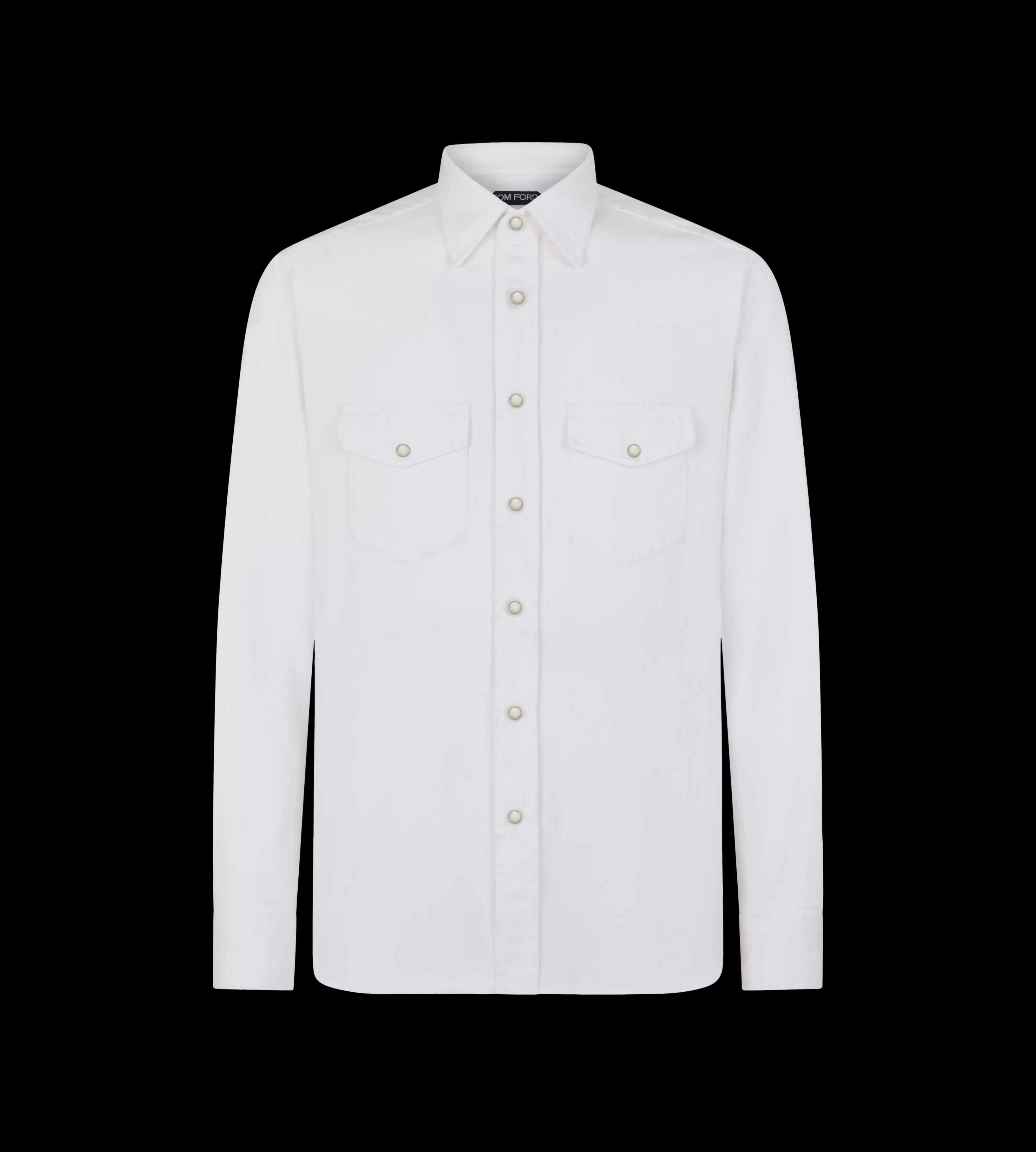 TOM FORD DENIM WESTERN SHIRT WHITE^MEN | MEN | MEN Shirts | JETSETTER EDIT | SPRING 24