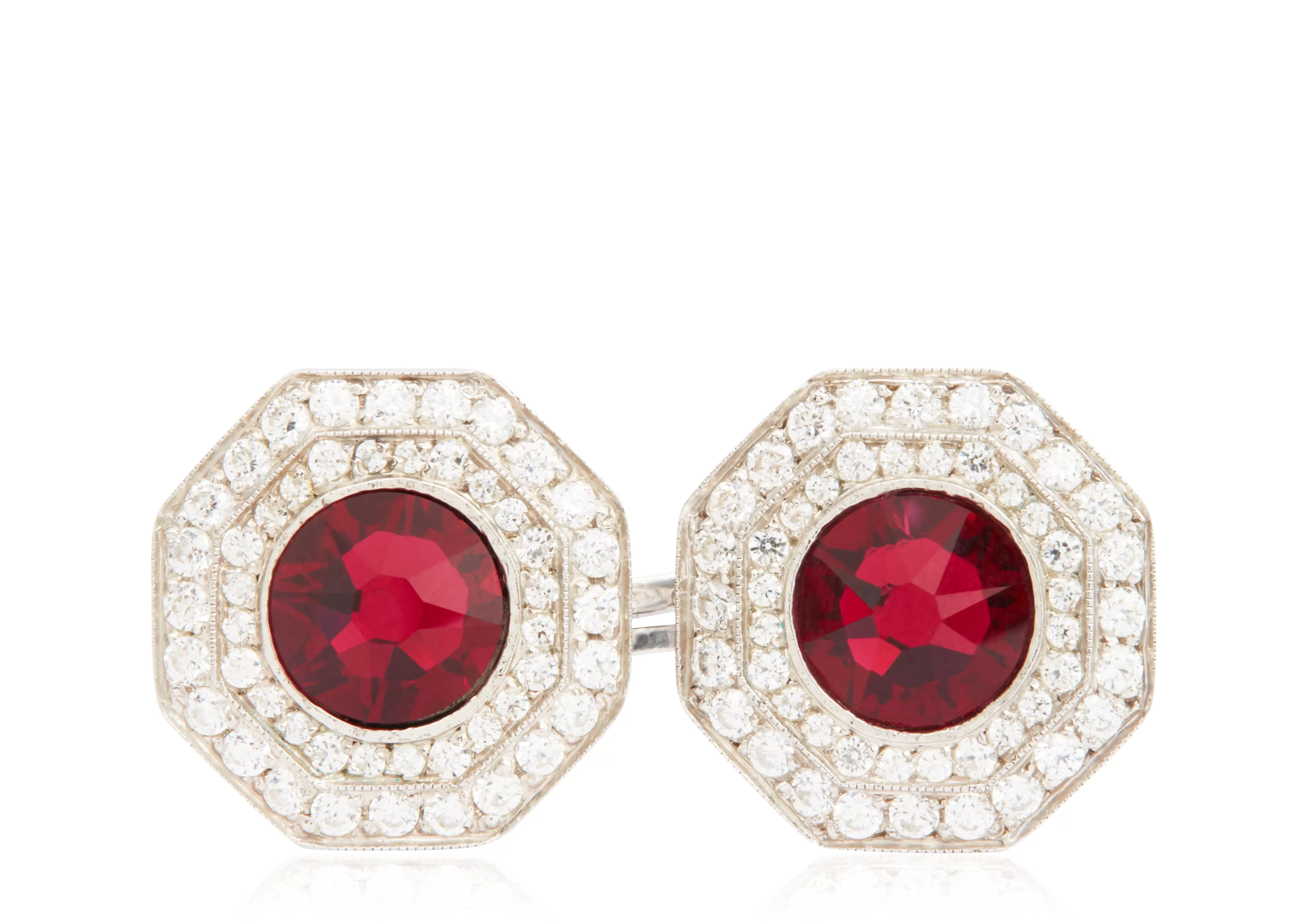 TOM FORD DIAMOND OCTAGON CUFFLINKS ^MEN Jewelry