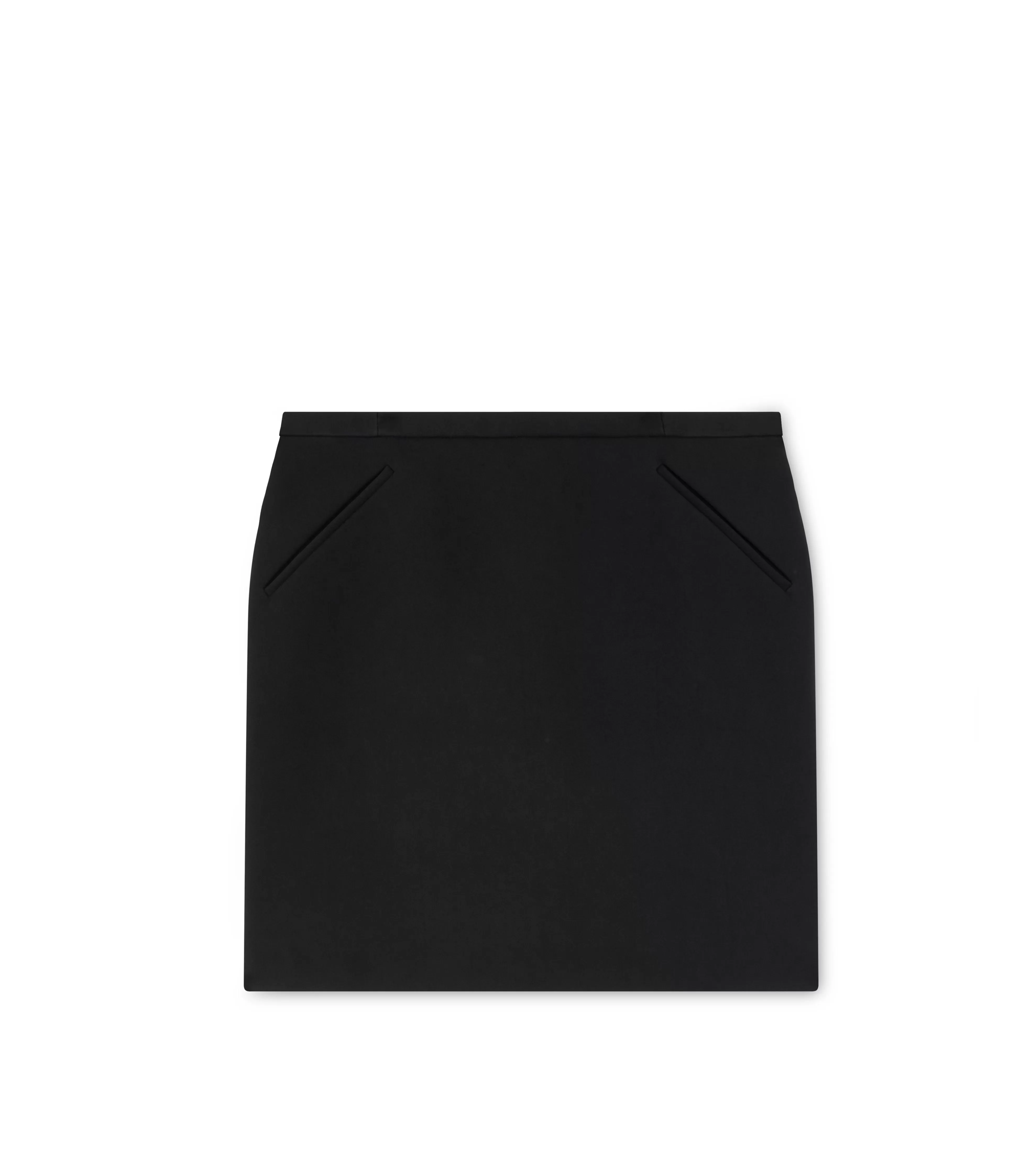 TOM FORD DOUBLE CADY STRETCH MINI SKIRT BLACK^WOMEN Skirts