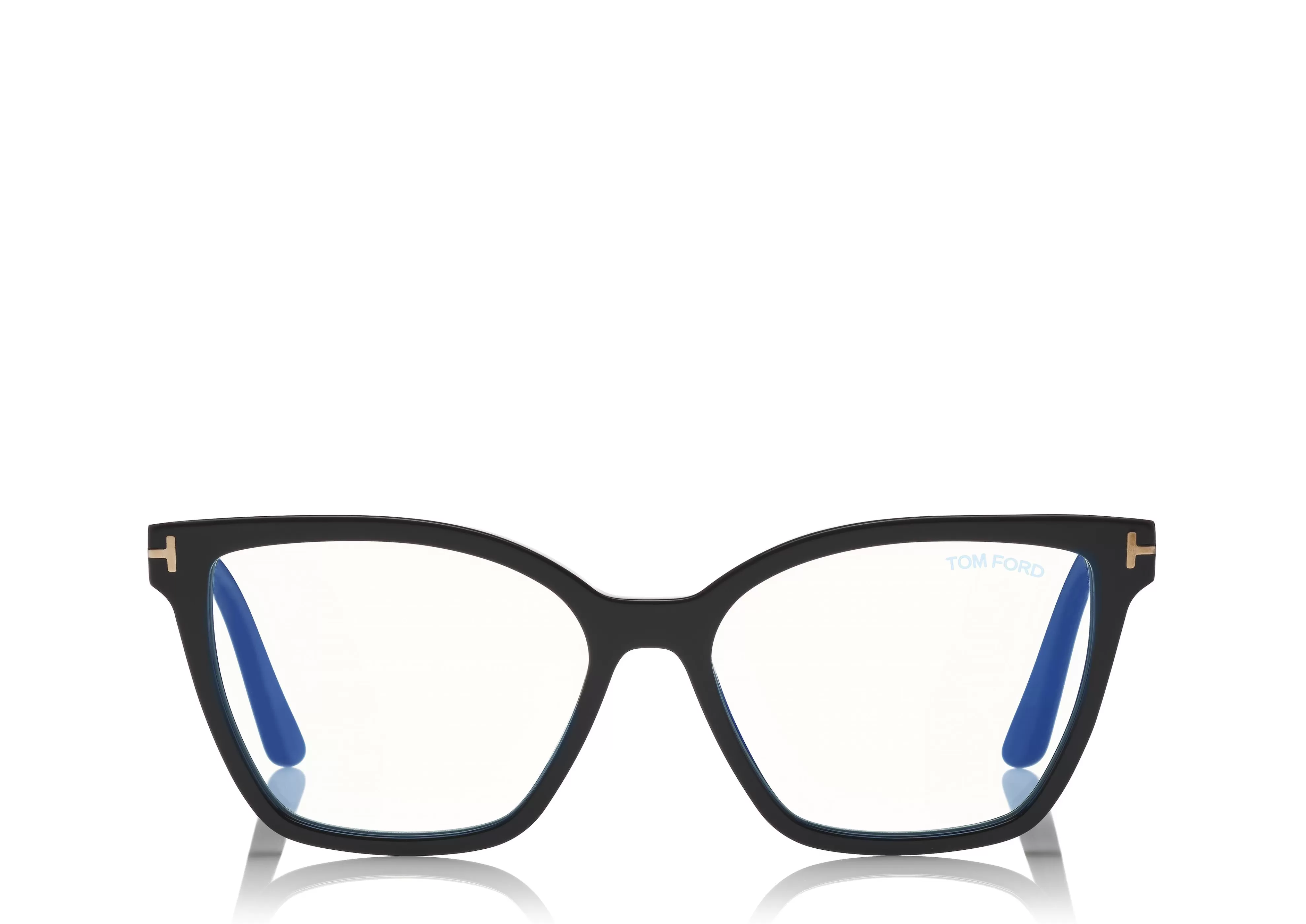 TOM FORD DOUBLE CLIP ON BLUE BLOCK OPTICALS BLACK^EYEWEAR | EYEWEAR BLUE BLOCK COLLECTION | SUNGLASSES