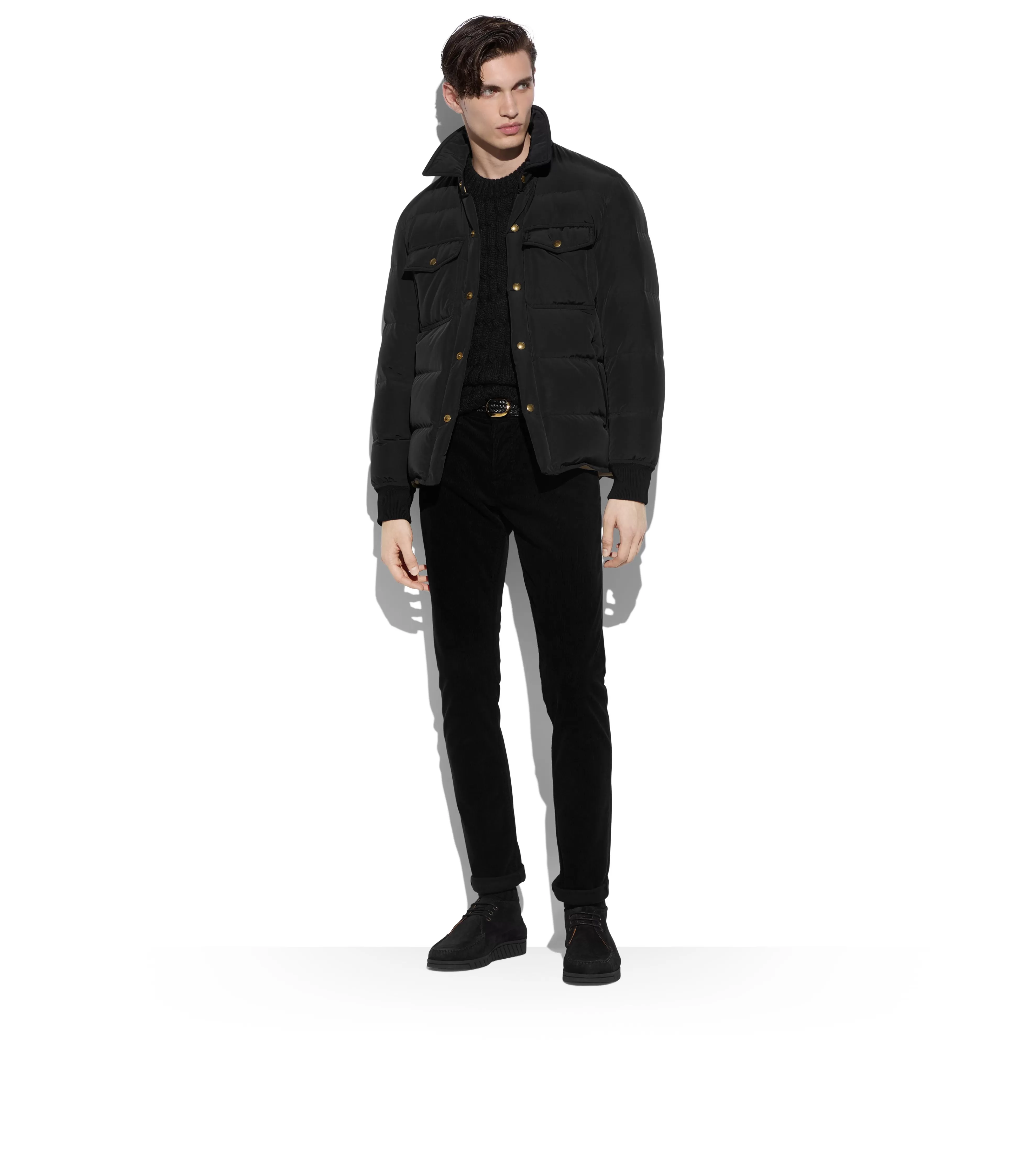 TOM FORD DOWN OUTERSHIRT BLACK^MEN Outerwear