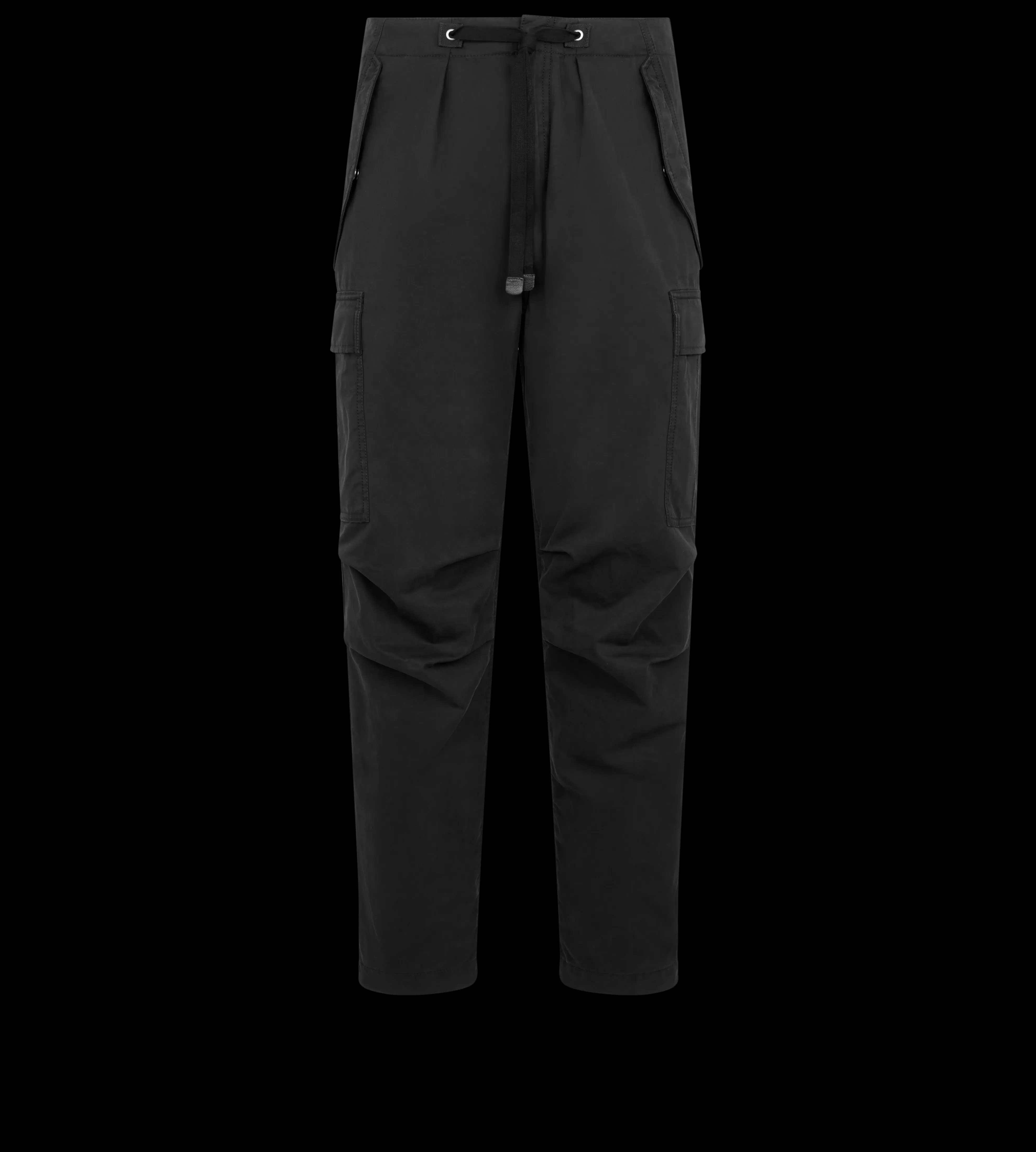 TOM FORD ENZYME TWILL CARGO SPORT PANT BLACK^MEN SPRING 24