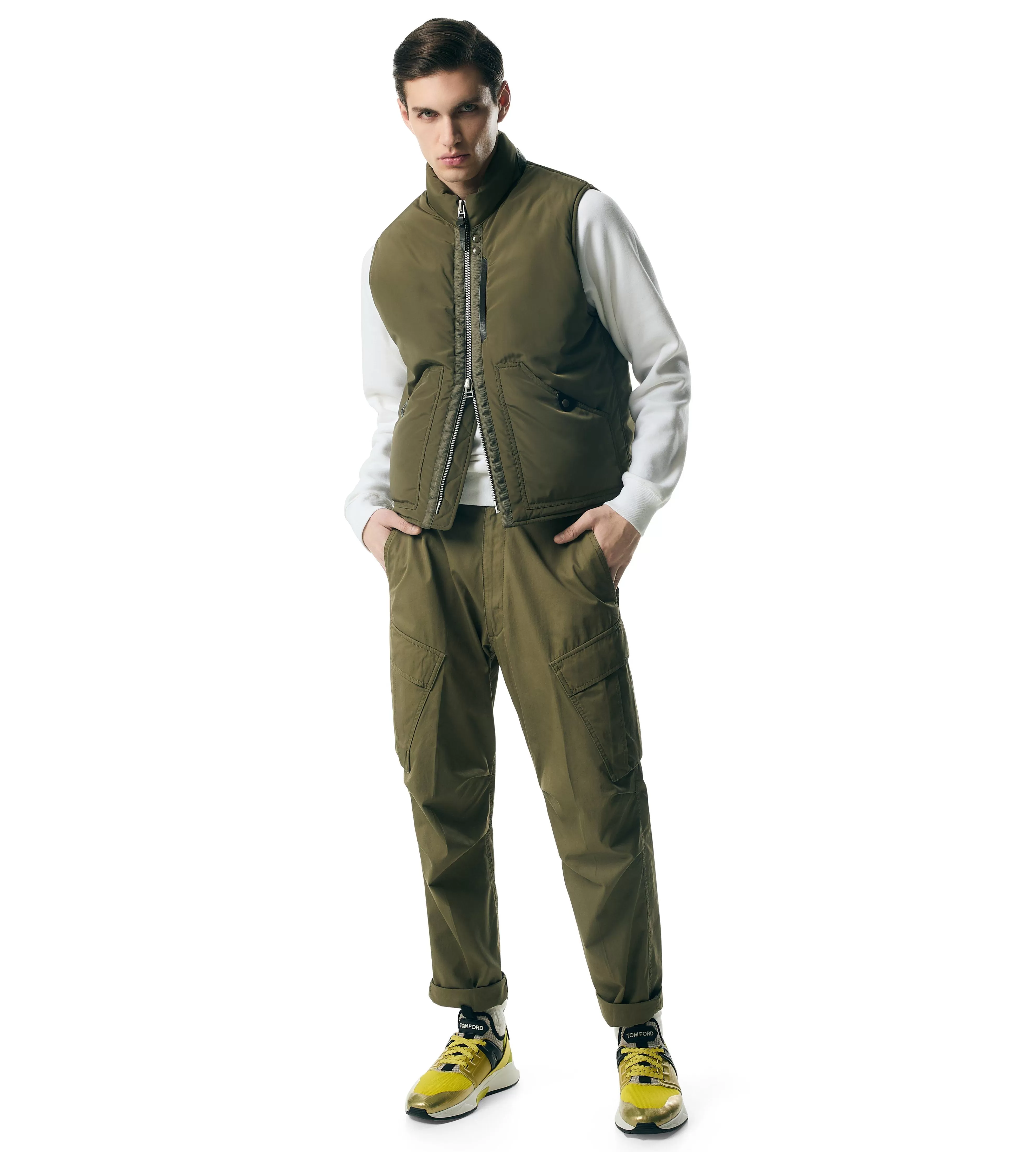 TOM FORD ENZYME TWILL SPORT CARGO ^MEN Pants & Shorts