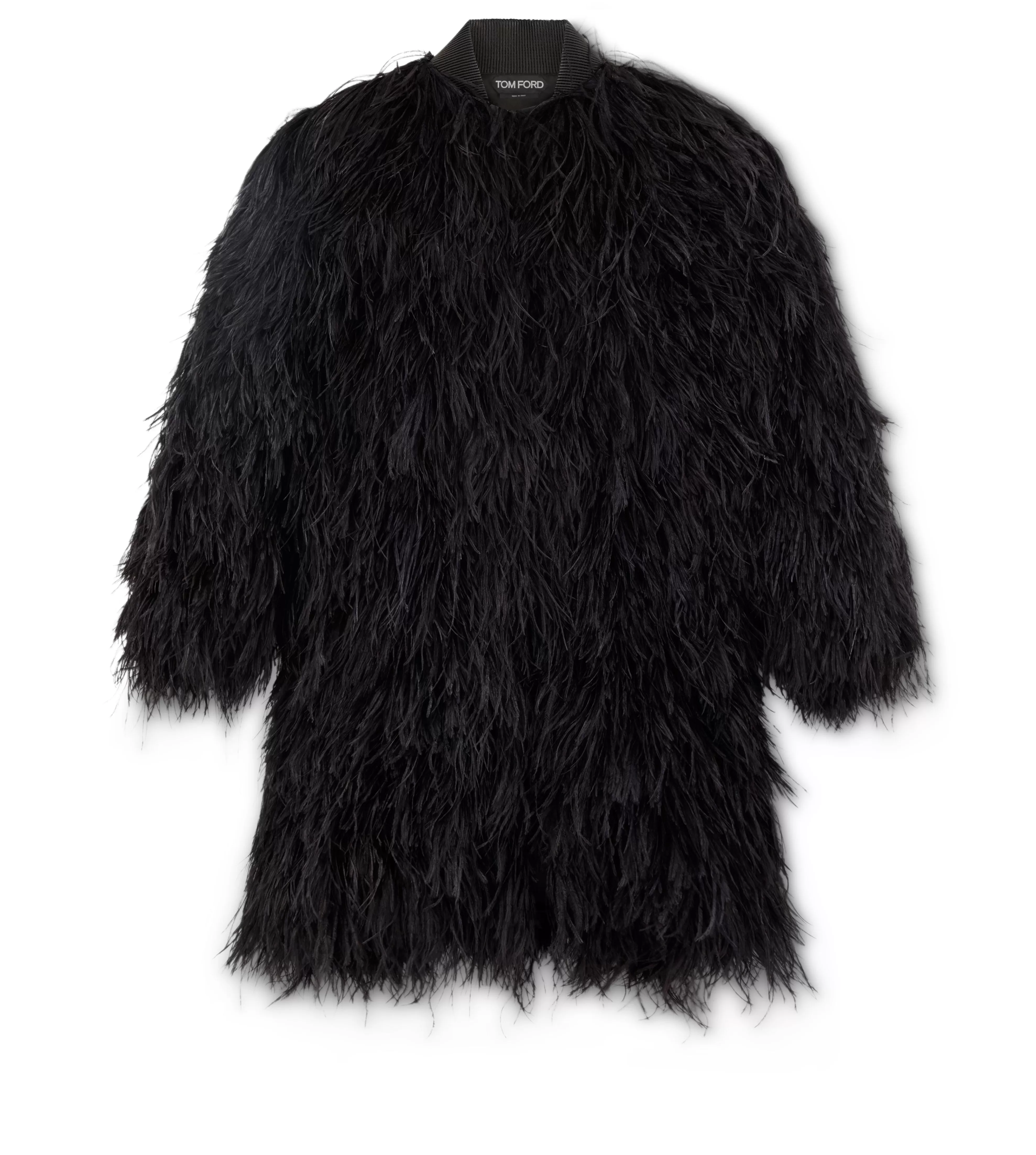 TOM FORD FEATHERS ON ORGANZA COAT BLACK^WOMEN Outerwear