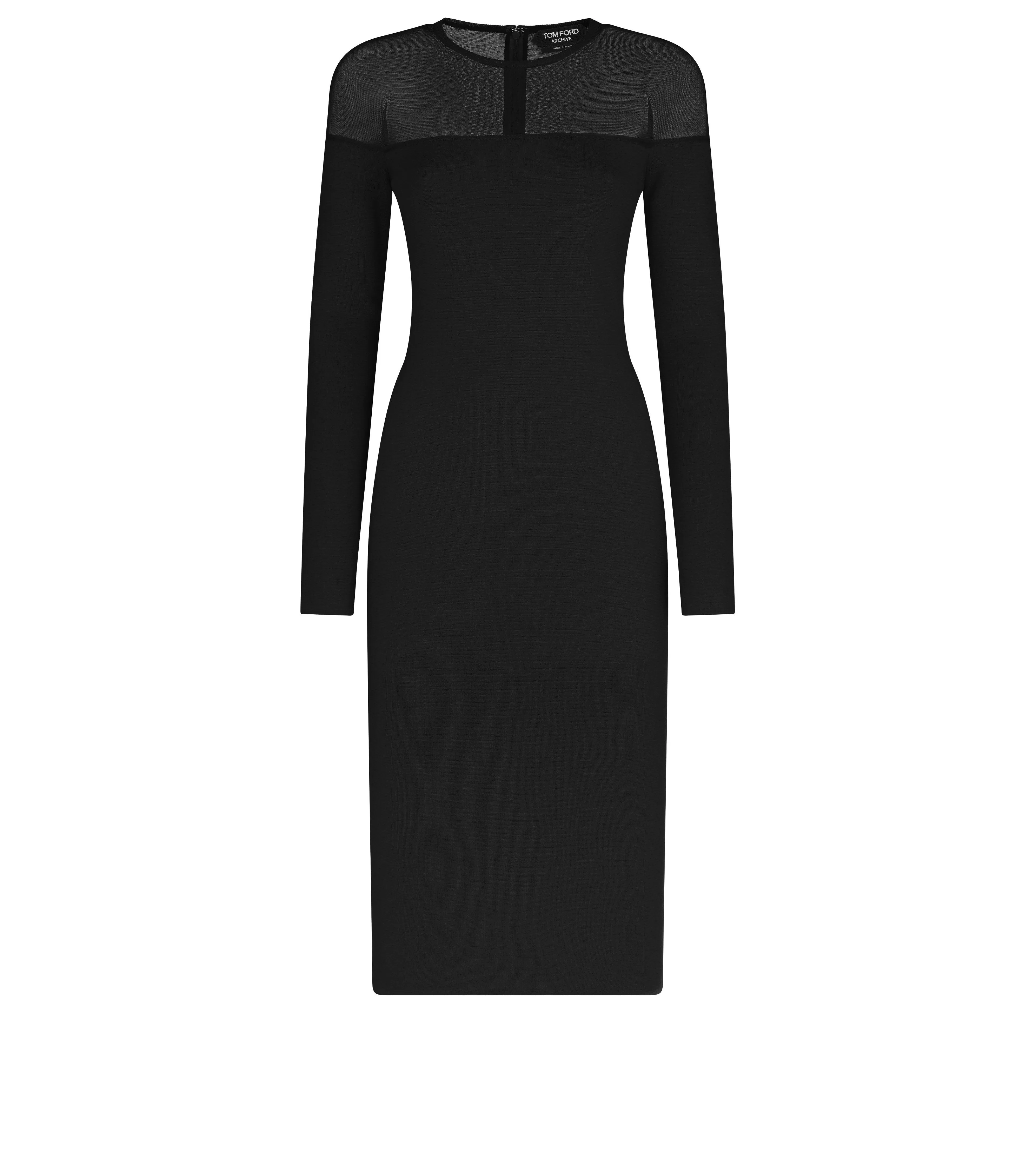 TOM FORD FINE CASHMERE SILK & SILK THREAD DRESS ^WOMEN Dresses