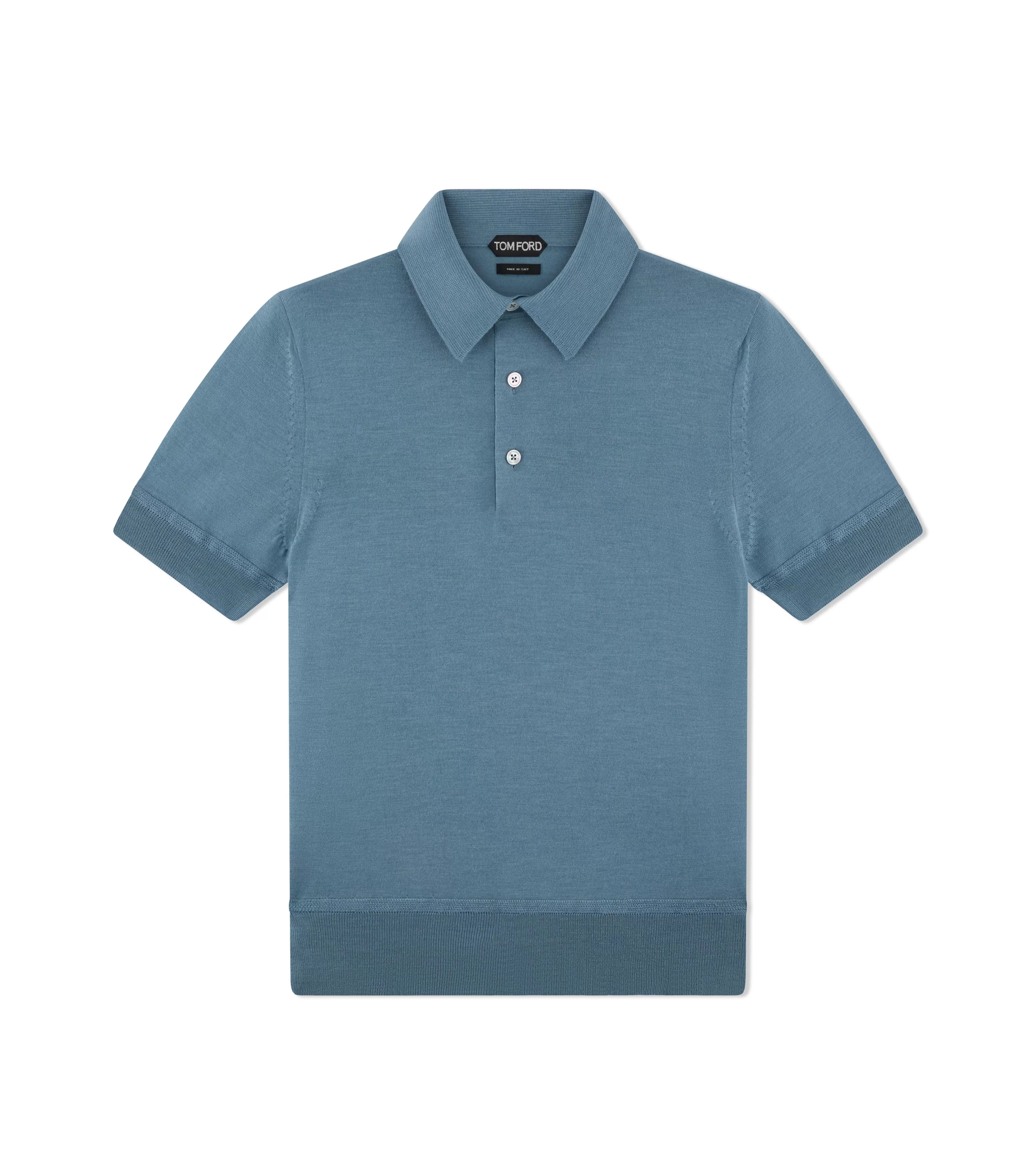 TOM FORD FINE GAUGE CASHMERE SILK POLO ^MEN Knitwear