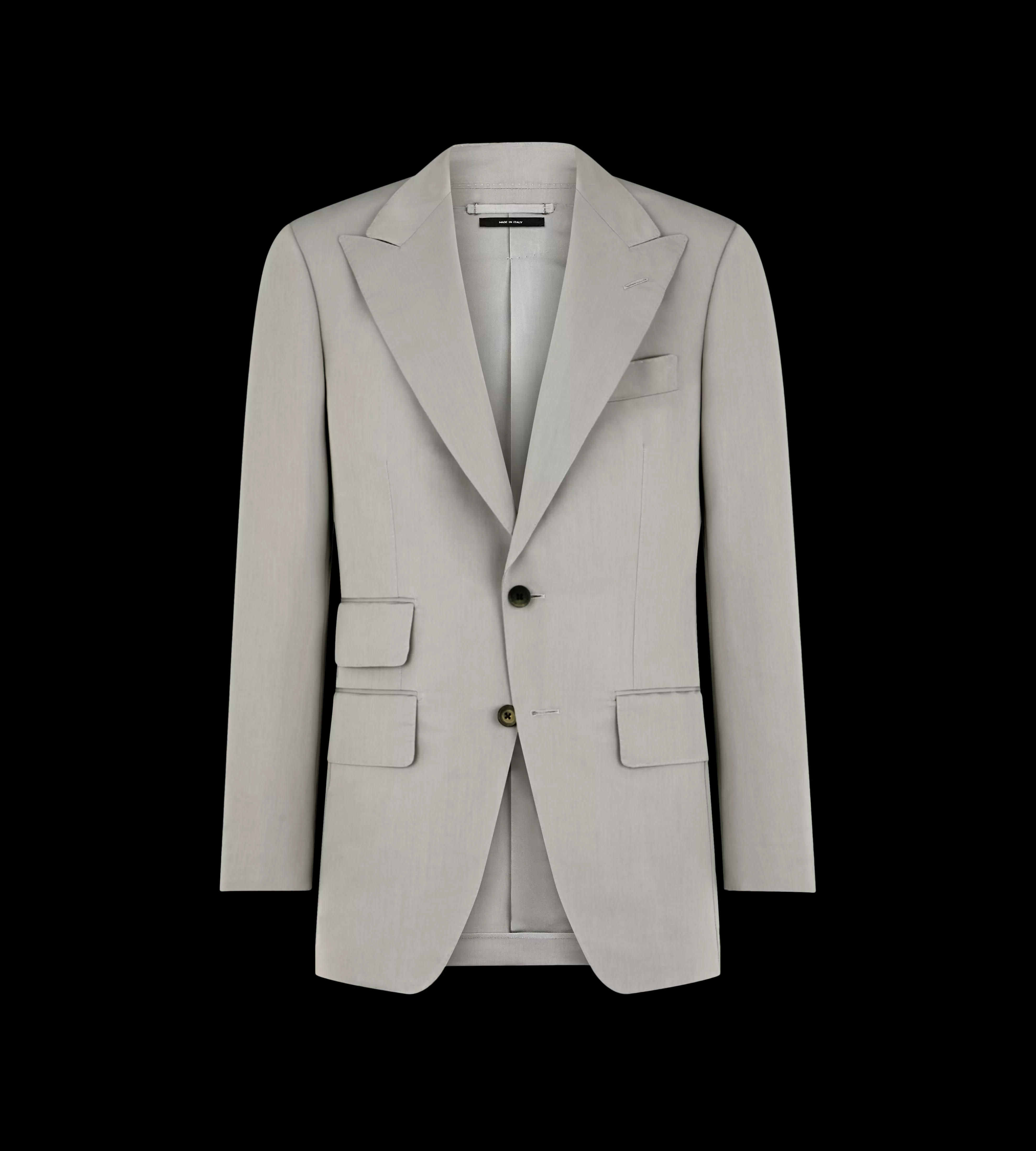 TOM FORD FINE POPLIN ATTICUS JACKET PEBBLE^MEN | MEN SPRING 24 | Jackets